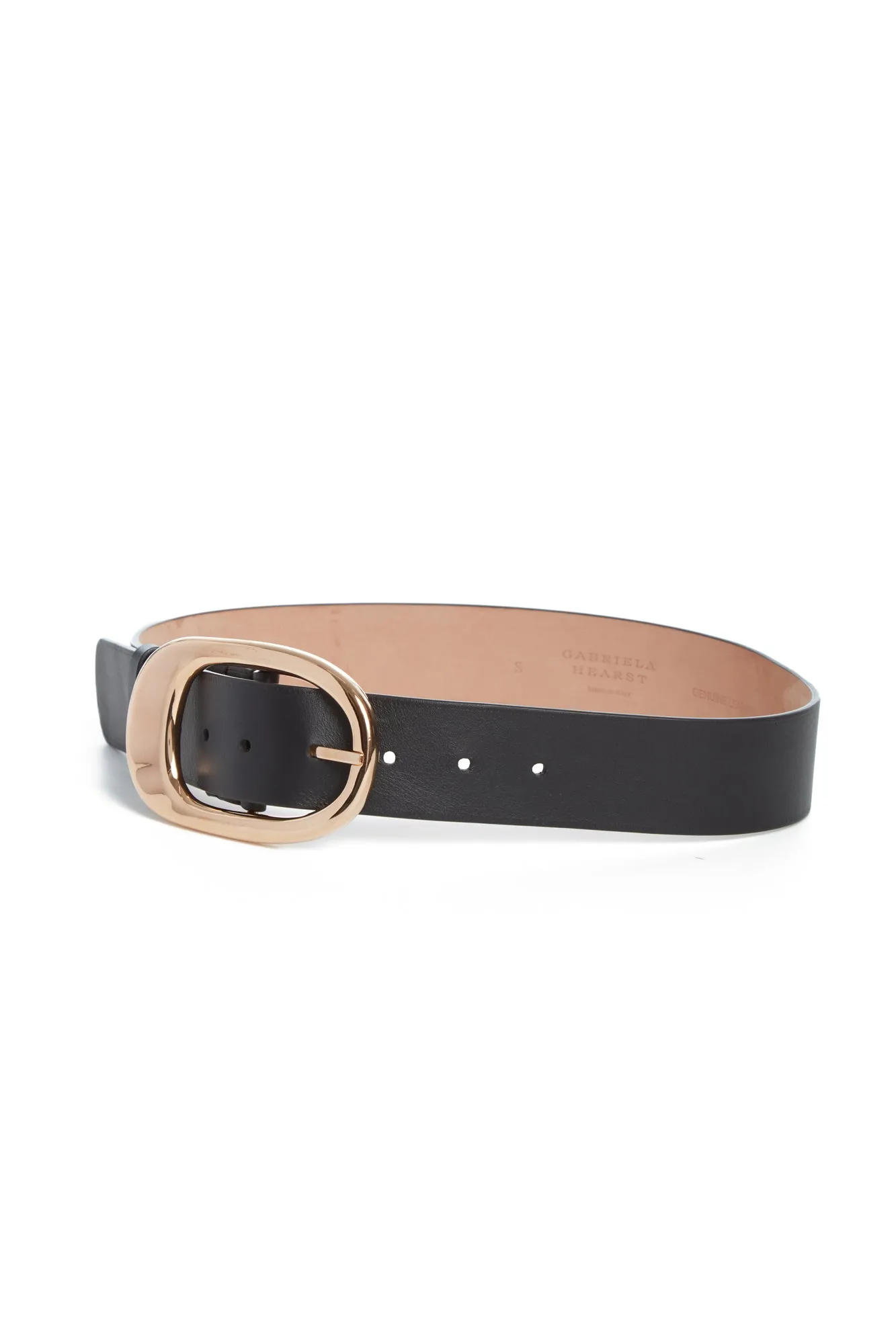 Lozewce Belt in Black Leather sold by Gabriela Hearst product image thumbnail 2
