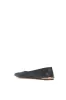 Fleur Ballerina Flat Shoe in Black Nappa Leather sold by Gabriela Hearst