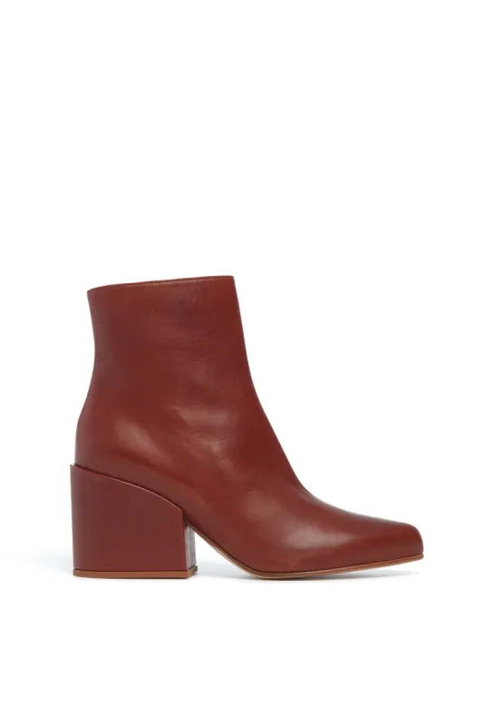 Tito Ankle Boot in Cognac Leather sold by Gabriela Hearst