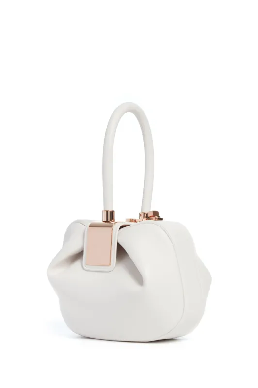 Nina Midas Bag in Ivory Nappa Leather sold by Gabriela Hearst