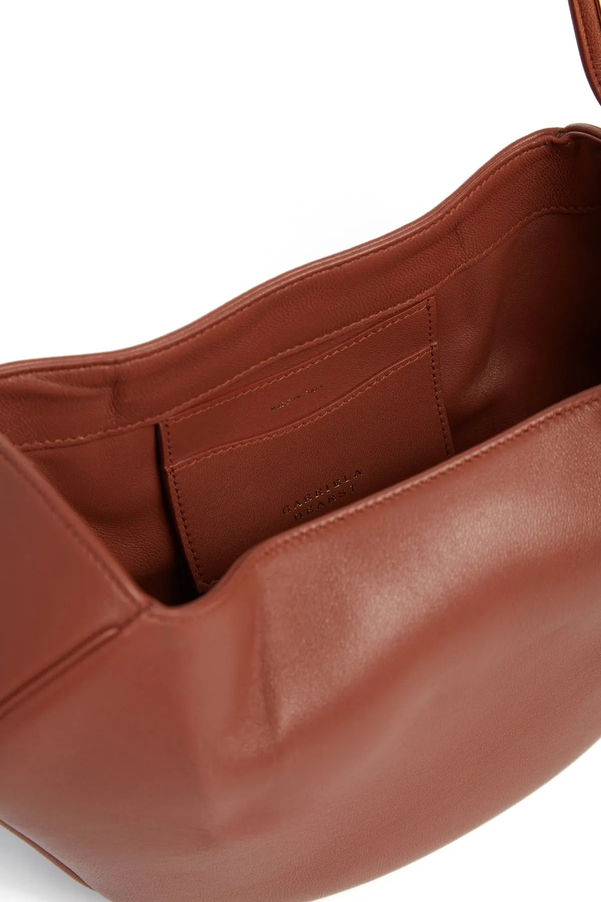 Nina Midas Bag in Cognac Nappa Leather sold by Gabriela Hearst product image thumbnail 5