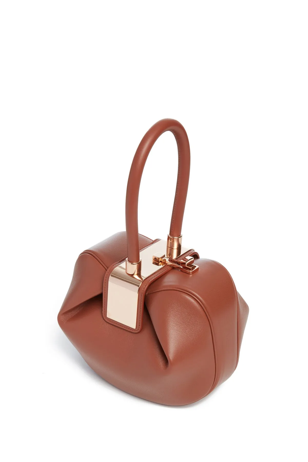 Nina Midas Bag in Cognac Nappa Leather sold by Gabriela Hearst product image thumbnail 3