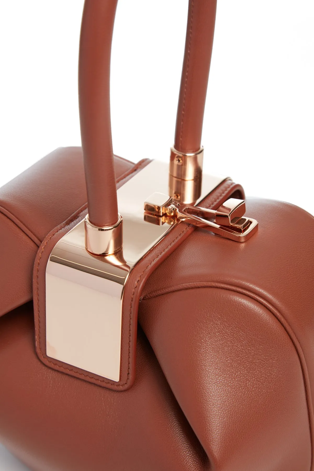 Nina Midas Bag in Cognac Nappa Leather sold by Gabriela Hearst product image thumbnail 4
