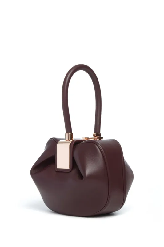 Nina Midas Bag in Bordeaux Nappa Leather sold by Gabriela Hearst