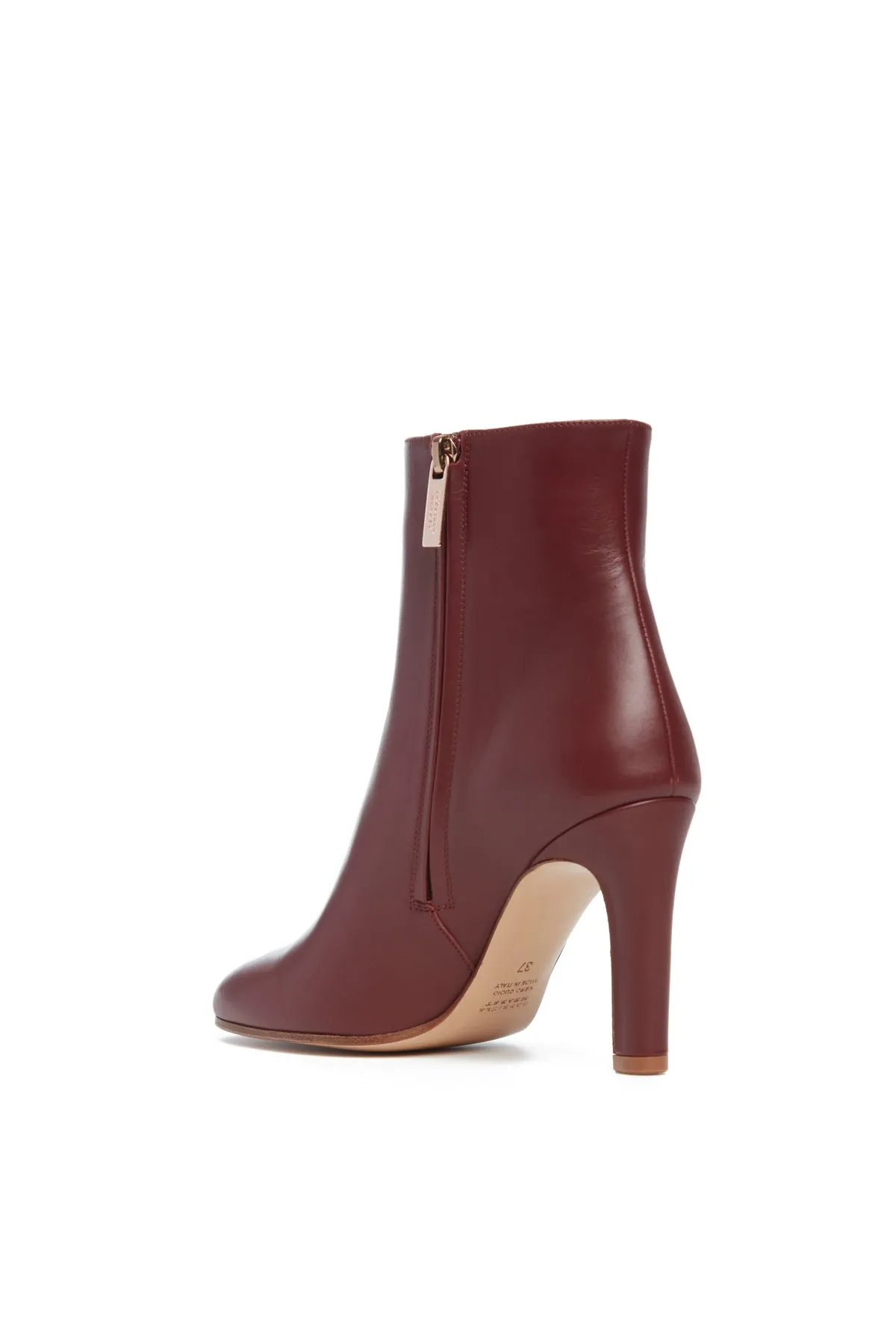 Lila Ankle Boot in Windsor Wine Leather sold by Gabriela Hearst product image thumbnail 3