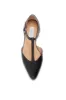 Harlow Ballerina Flat Shoe in Black Leather sold by Gabriela Hearst