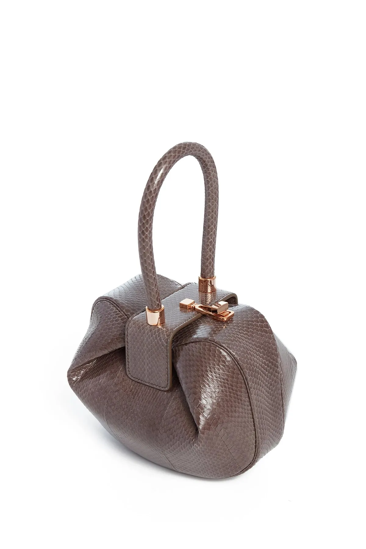Nina Bag in Charcoal Snakeskin sold by Gabriela Hearst product image thumbnail 3