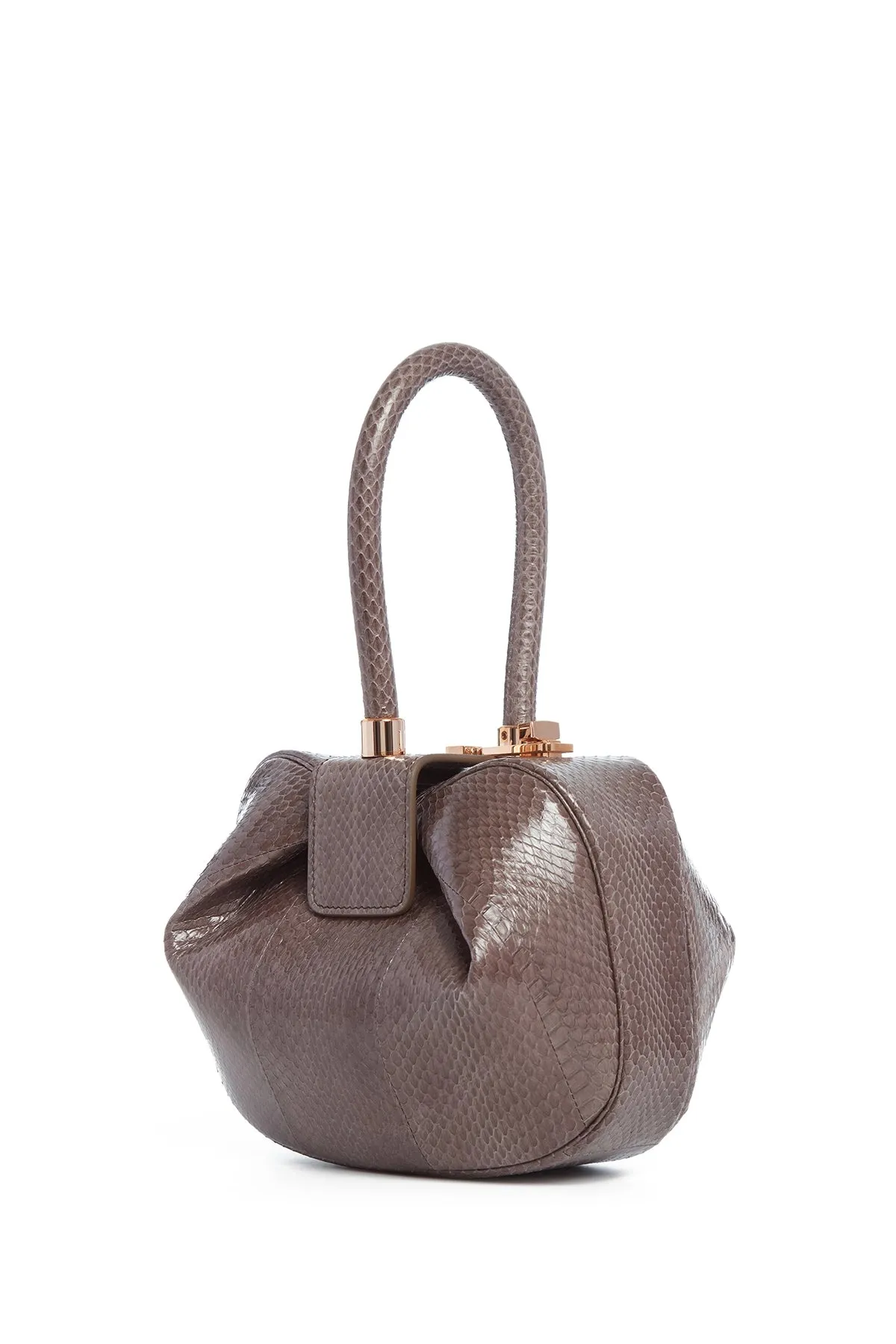 Nina Bag in Charcoal Snakeskin sold by Gabriela Hearst
