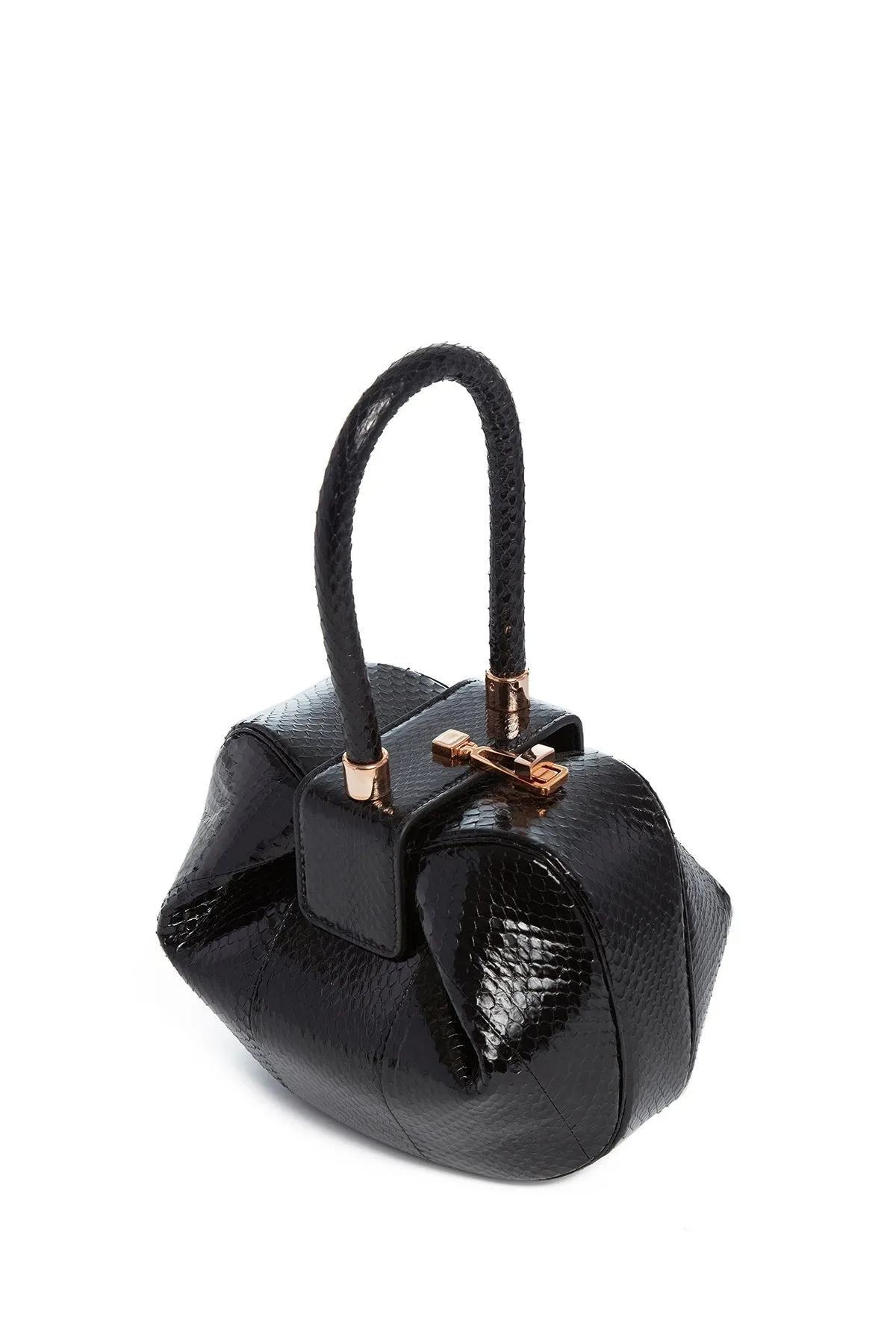 Nina Bag in Black Snakeskin sold by Gabriela Hearst product image thumbnail 3