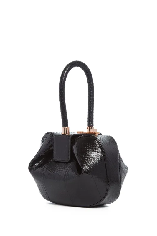 Nina Bag in Black Snakeskin sold by Gabriela Hearst