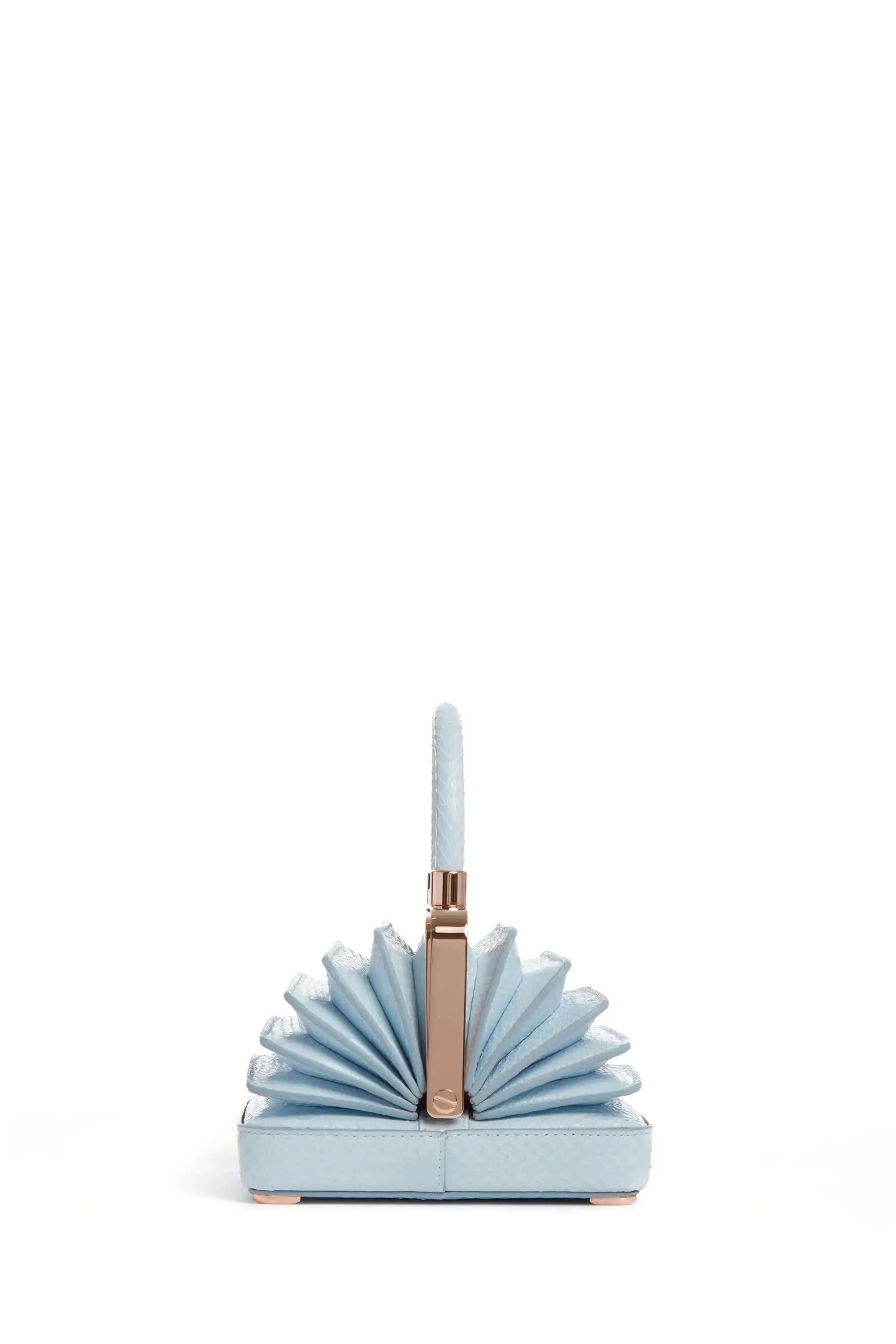 Small Diana Bag in Light Blue Snakeskin sold by Gabriela Hearst product image thumbnail 3