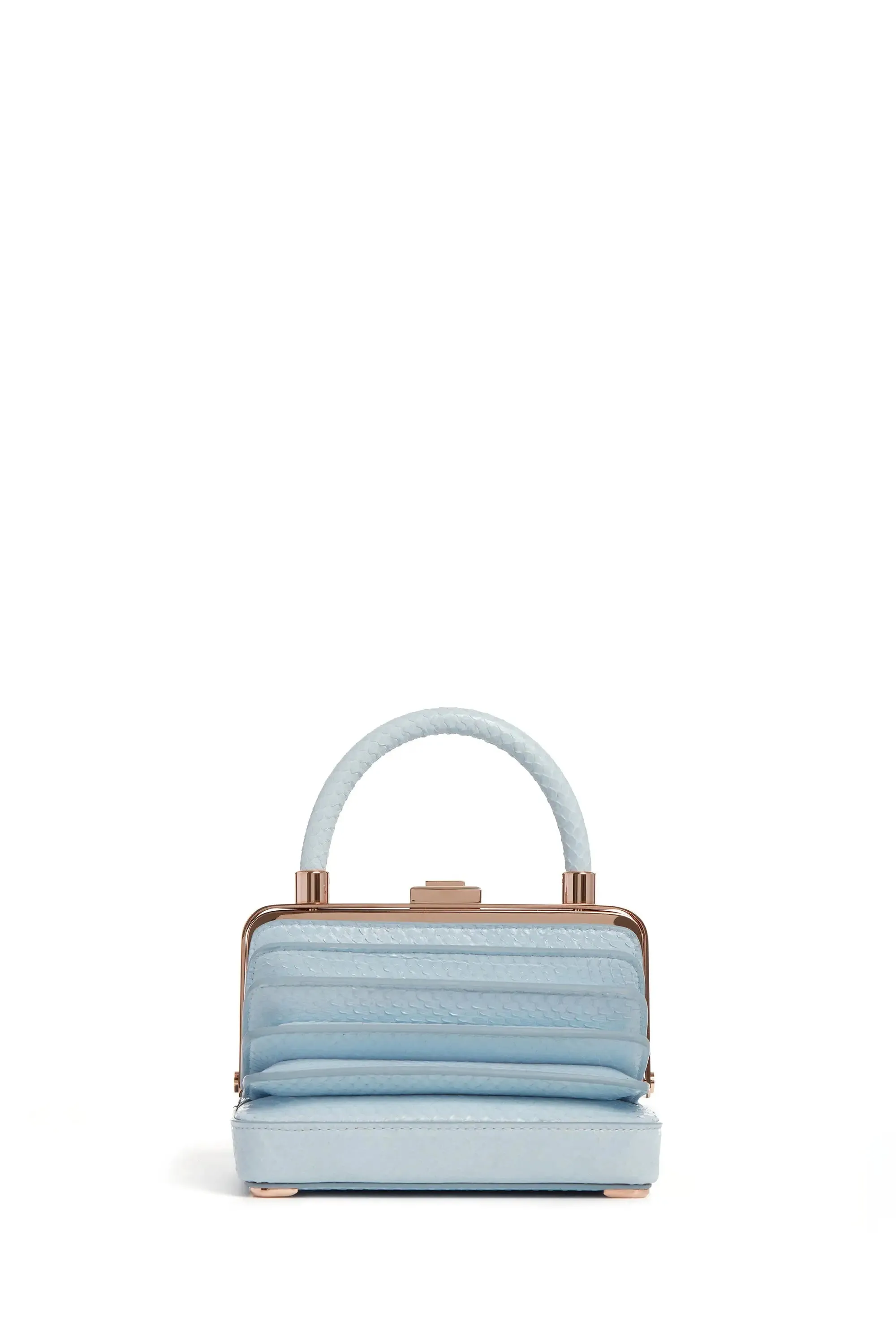 Small Diana Bag in Light Blue Snakeskin sold by Gabriela Hearst product image thumbnail 2
