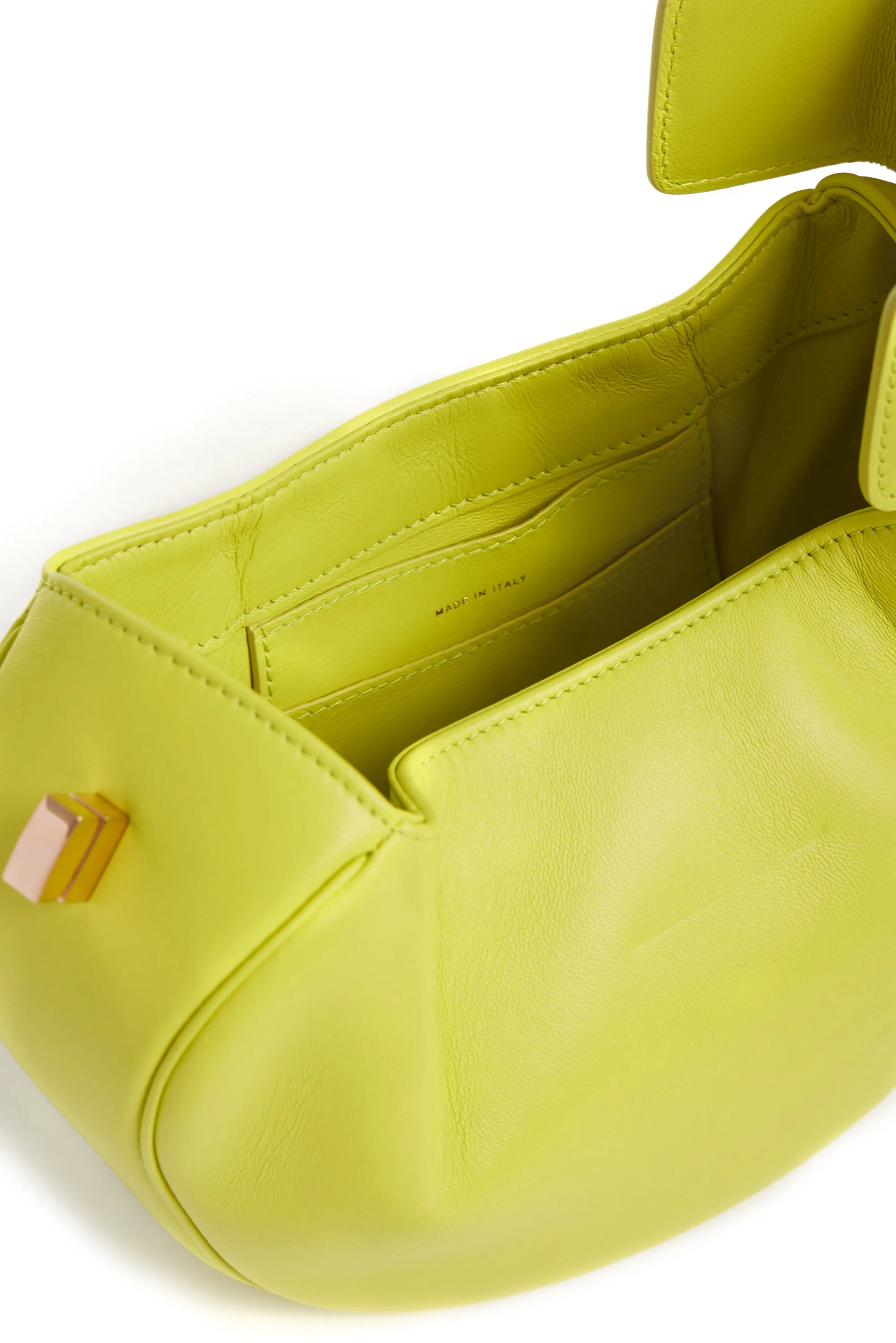 Demi Bag in Lime Adamite Nappa Leather sold by Gabriela Hearst product image thumbnail 4