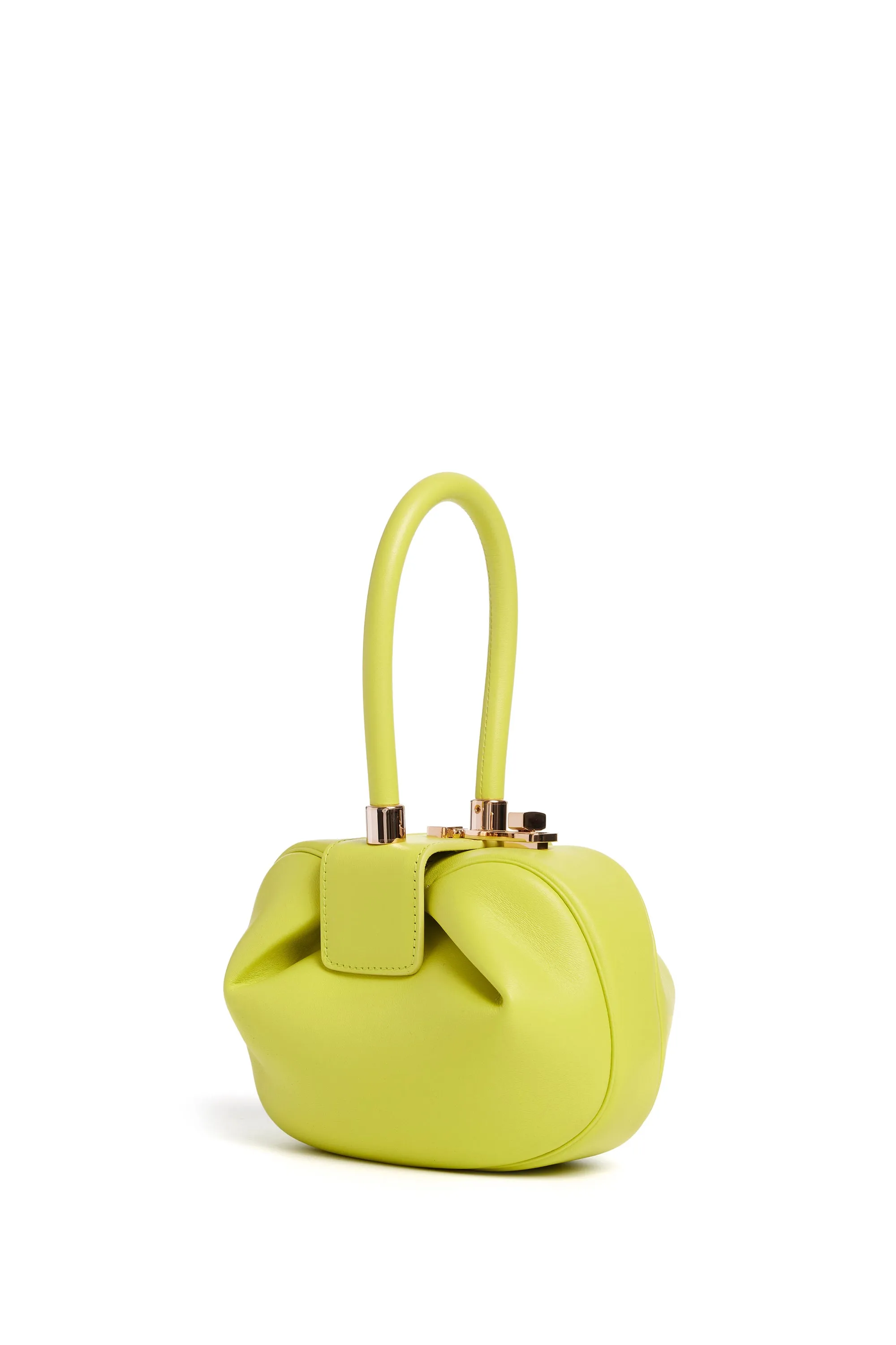 Demi Bag in Lime Adamite Nappa Leather sold by Gabriela Hearst