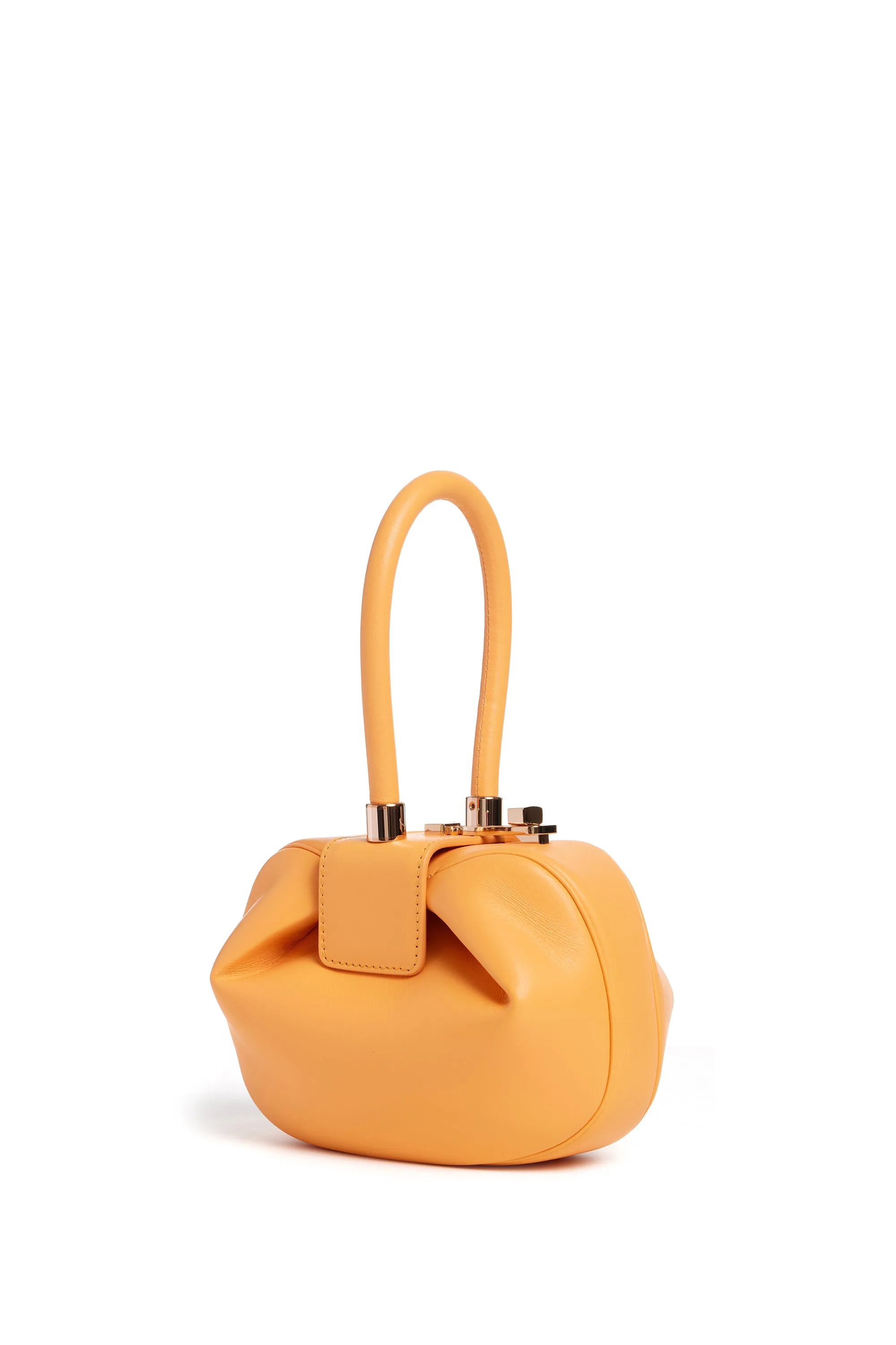 Demi Bag in Fluorescent Orange Nappa Leather sold by Gabriela Hearst