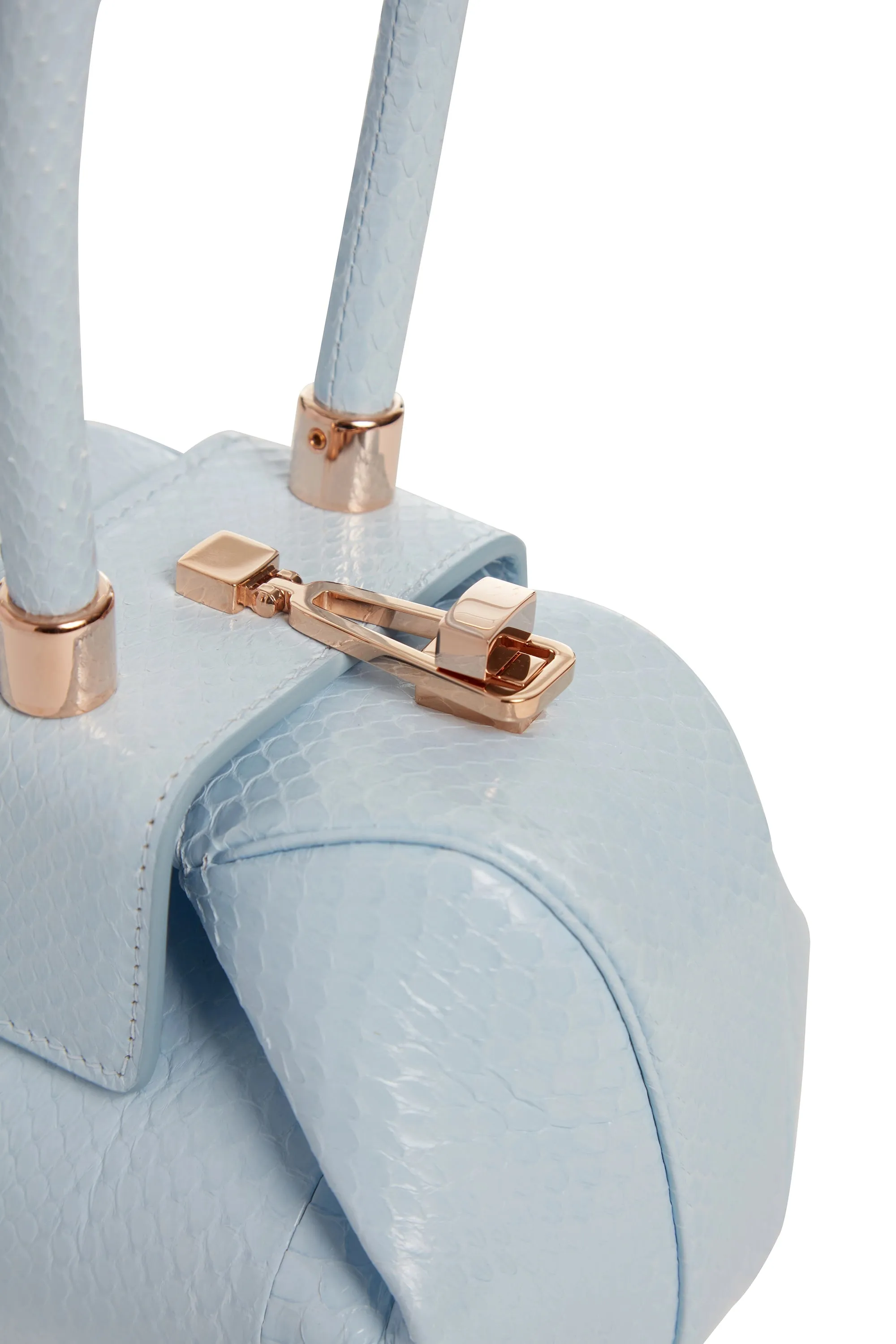 Demi Bag in Light Blue Snakeskin sold by Gabriela Hearst product image thumbnail 4