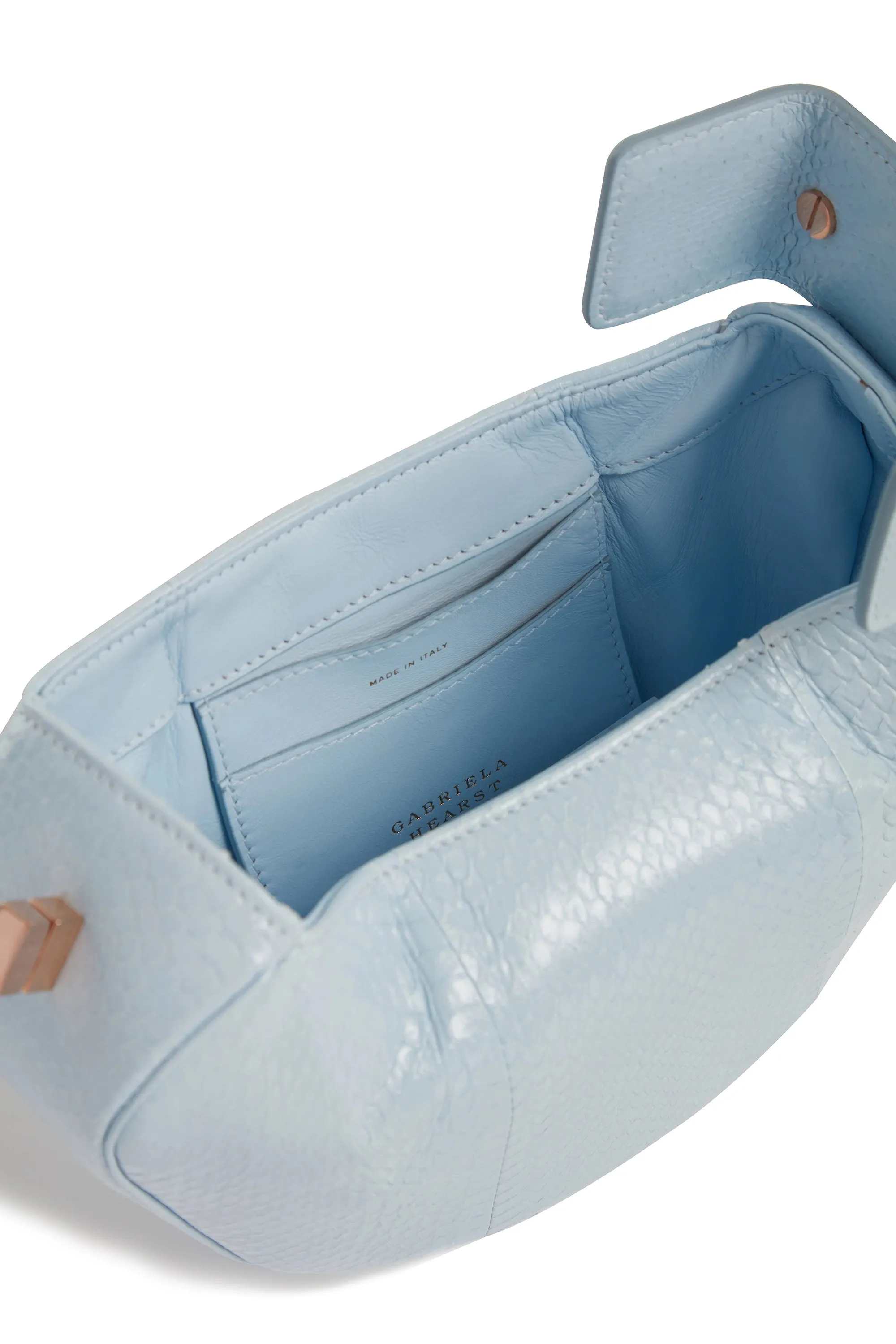 Demi Bag in Light Blue Snakeskin sold by Gabriela Hearst product image thumbnail 5