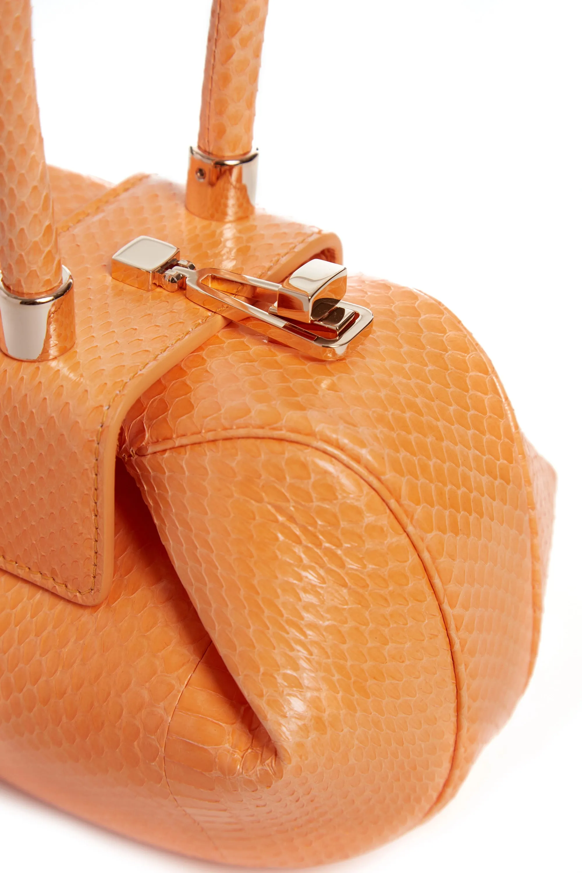 Demi Bag in Fluorescent Orange Snakeskin sold by Gabriela Hearst product image thumbnail 4