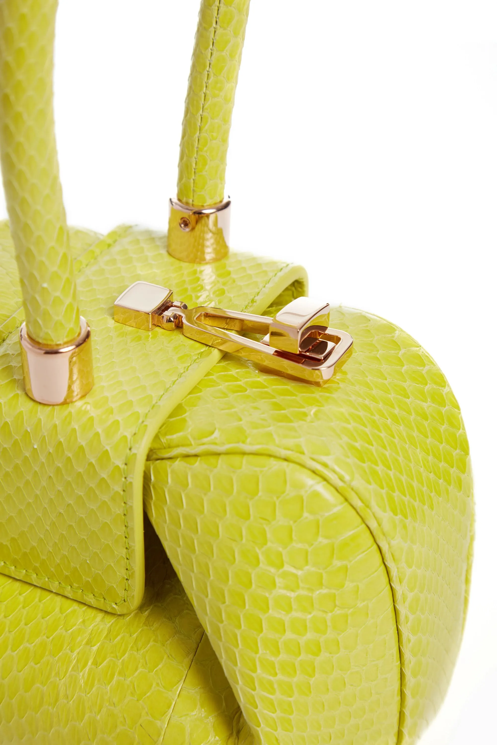 Demi Bag in Lime Adamite Snakeskin sold by Gabriela Hearst product image thumbnail 4