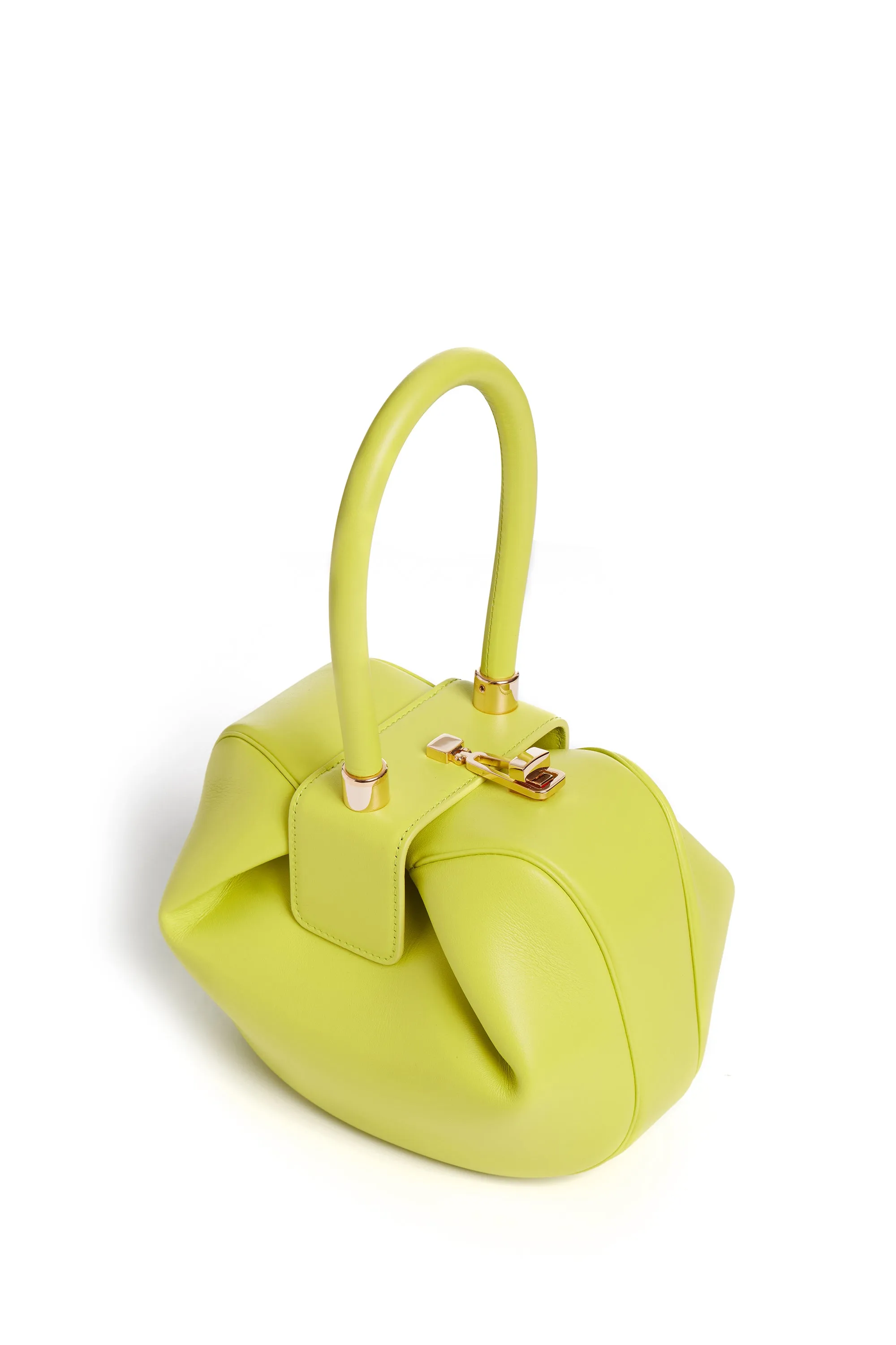 Nina Bag in Lime Adamite Nappa Leather sold by Gabriela Hearst product image thumbnail 3