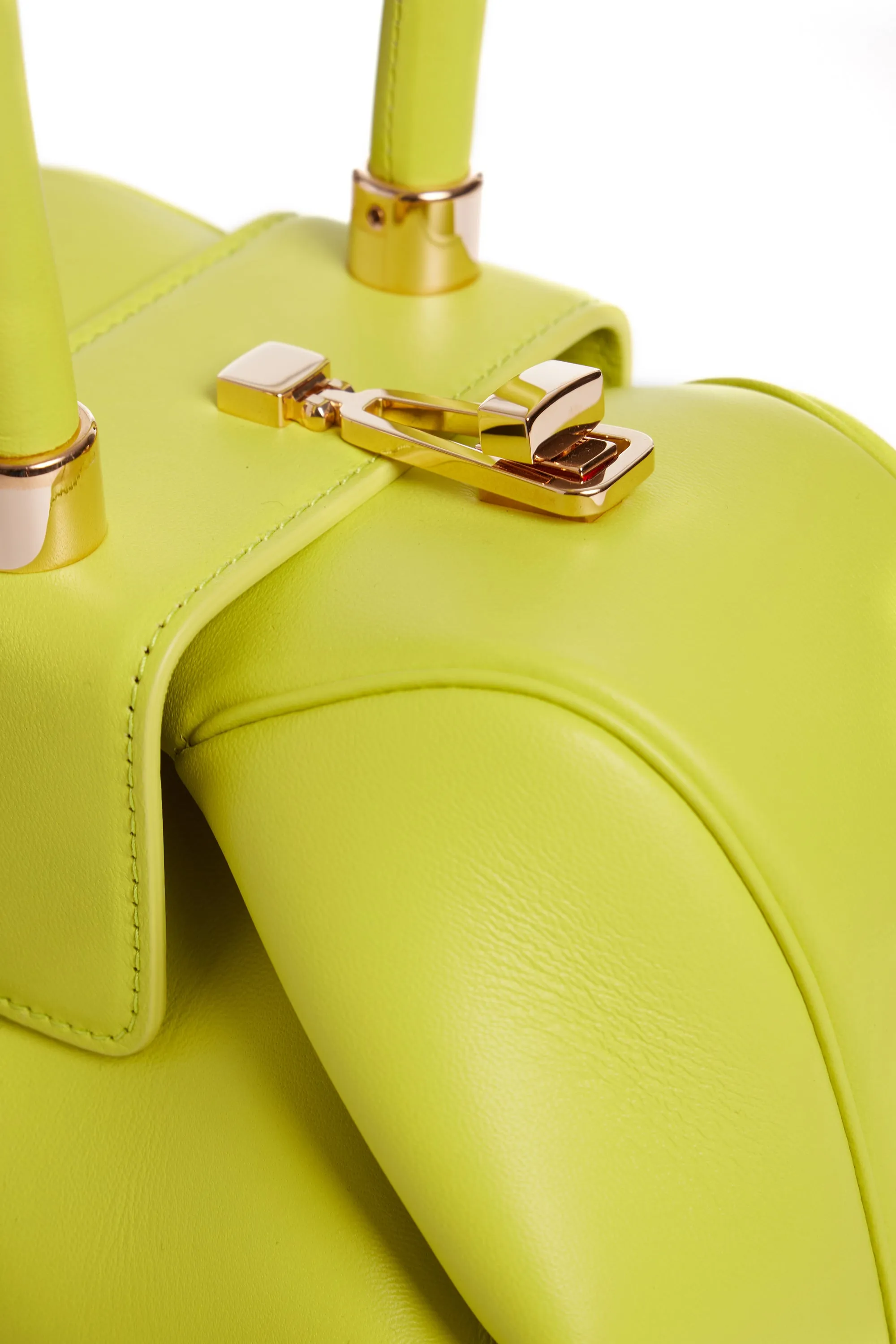 Nina Bag in Lime Adamite Nappa Leather sold by Gabriela Hearst product image thumbnail 5