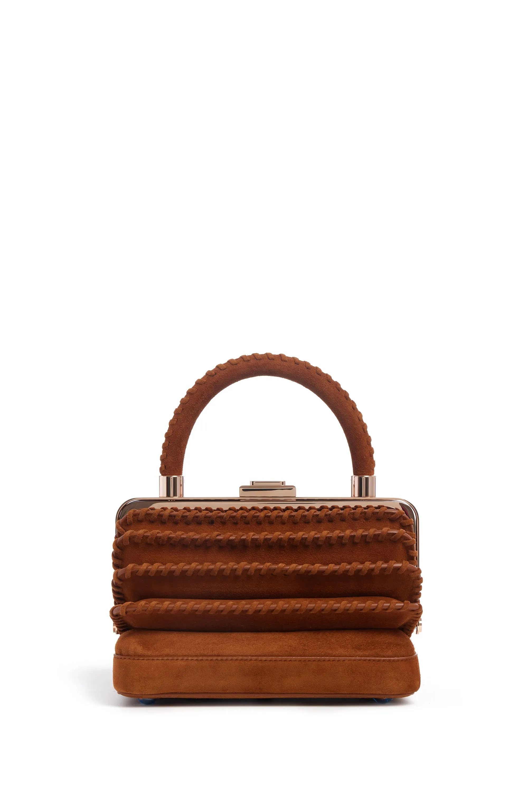 Whipstitch Diana Bag in Cognac Suede sold by Gabriela Hearst product image thumbnail 2