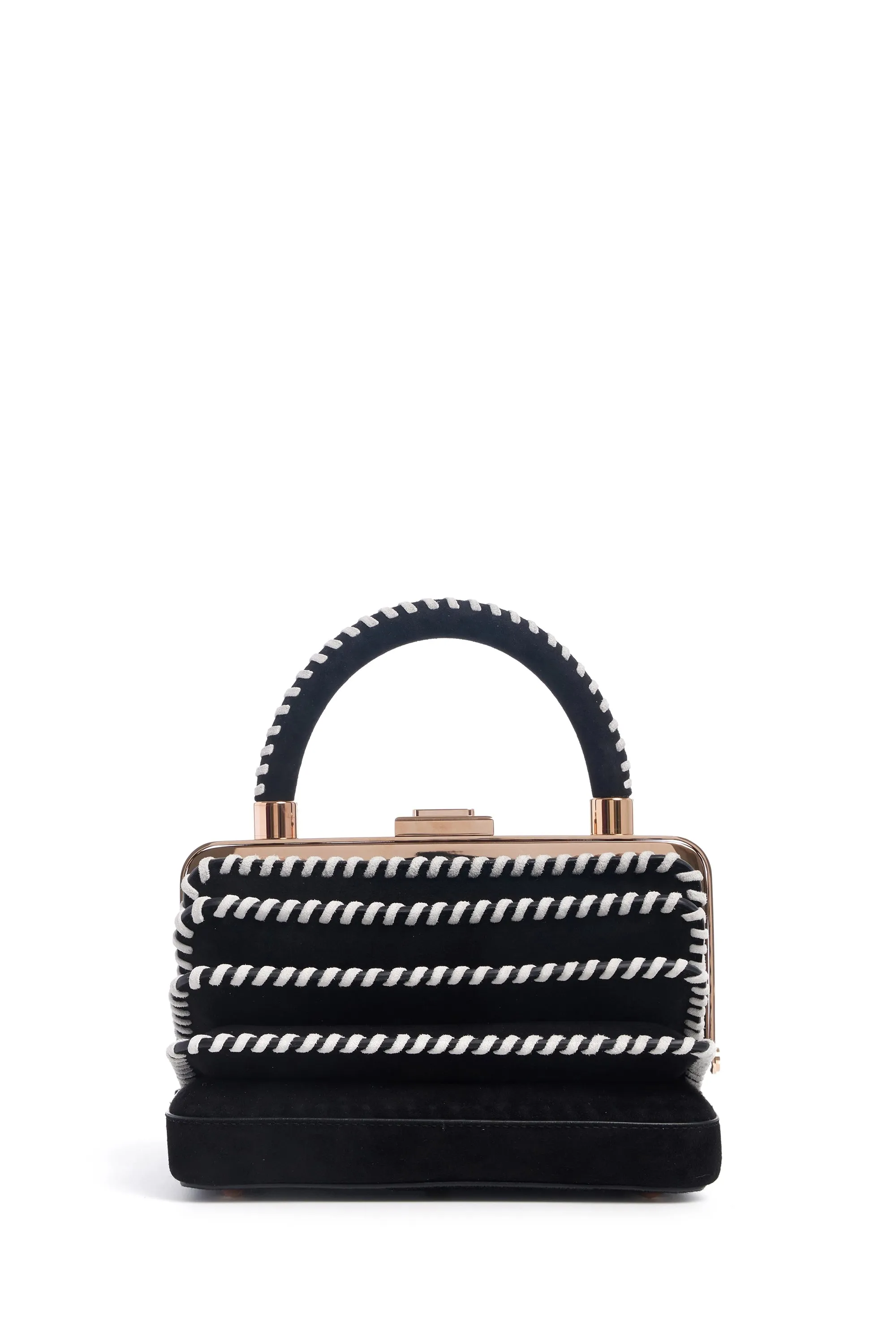 Whipstitch Diana Bag in Black Suede sold by Gabriela Hearst product image thumbnail 2