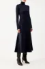 Costa Knit Turtleneck in Dark Navy Cashmere Silk sold by Gabriela Hearst