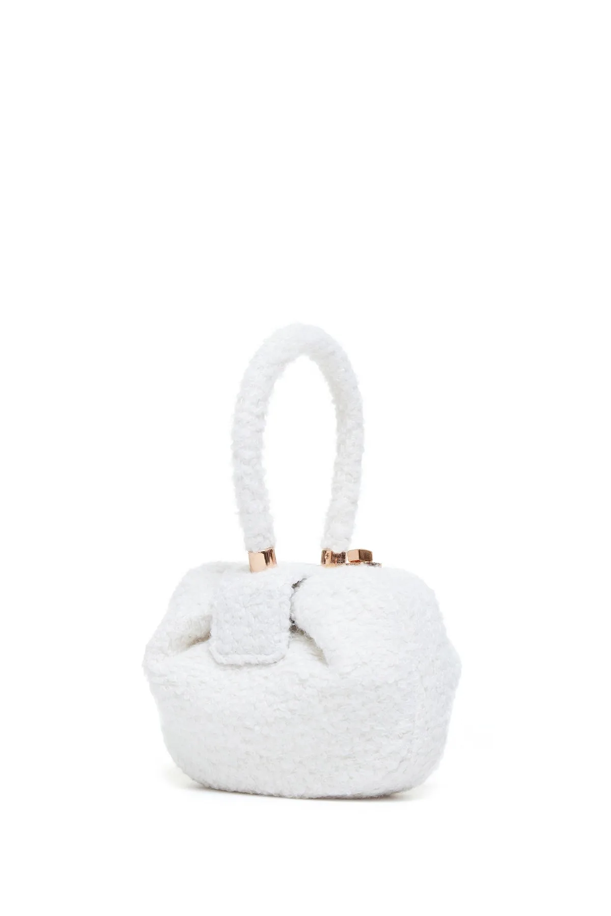 Demi Bag in Ivory Cashmere Boucle sold by Gabriela Hearst
