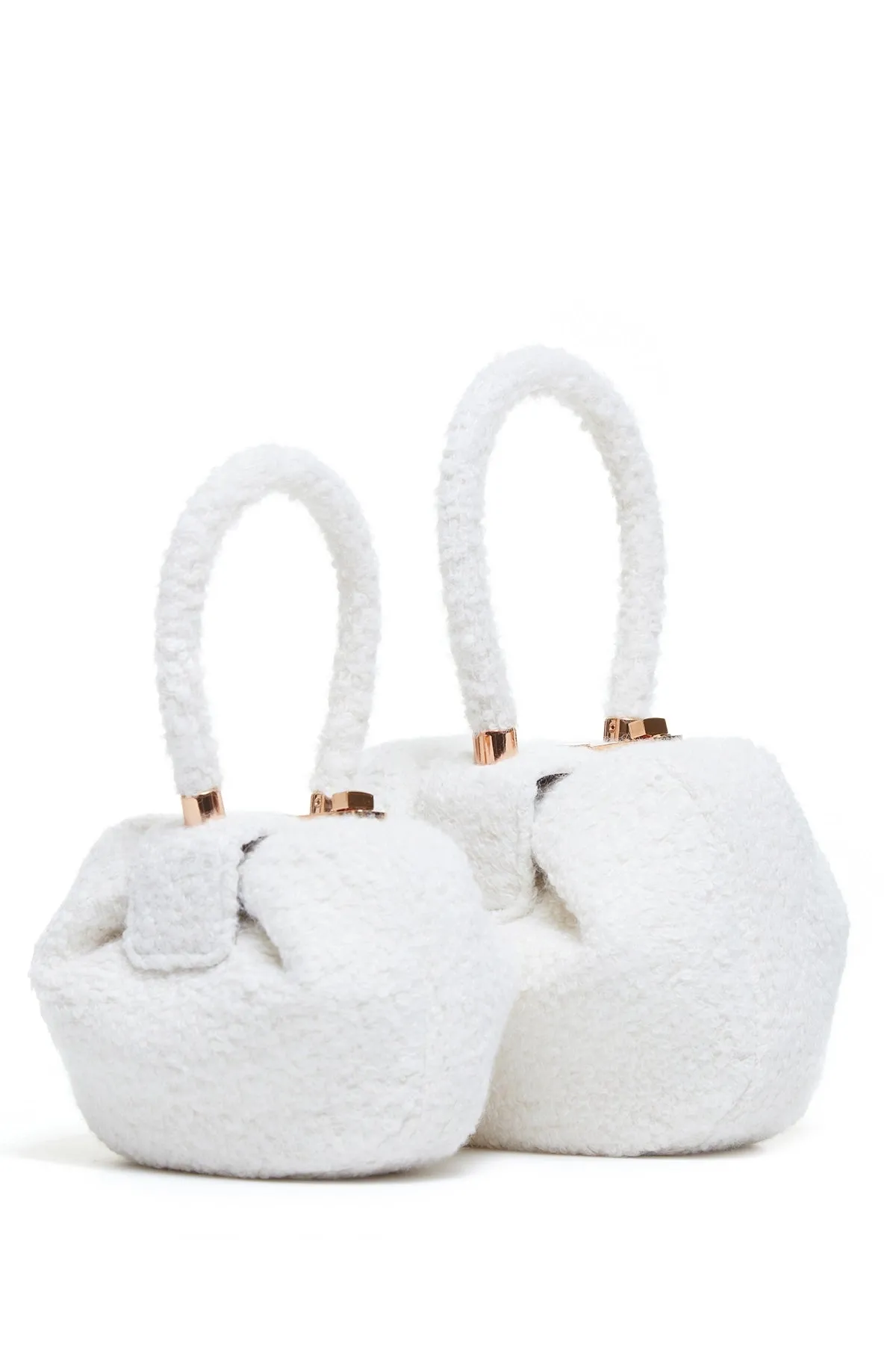 Demi Bag in Ivory Cashmere Boucle sold by Gabriela Hearst product image thumbnail 5