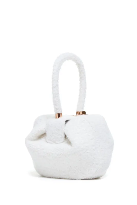 Nina Bag in Ivory Cashmere Boucle sold by Gabriela Hearst