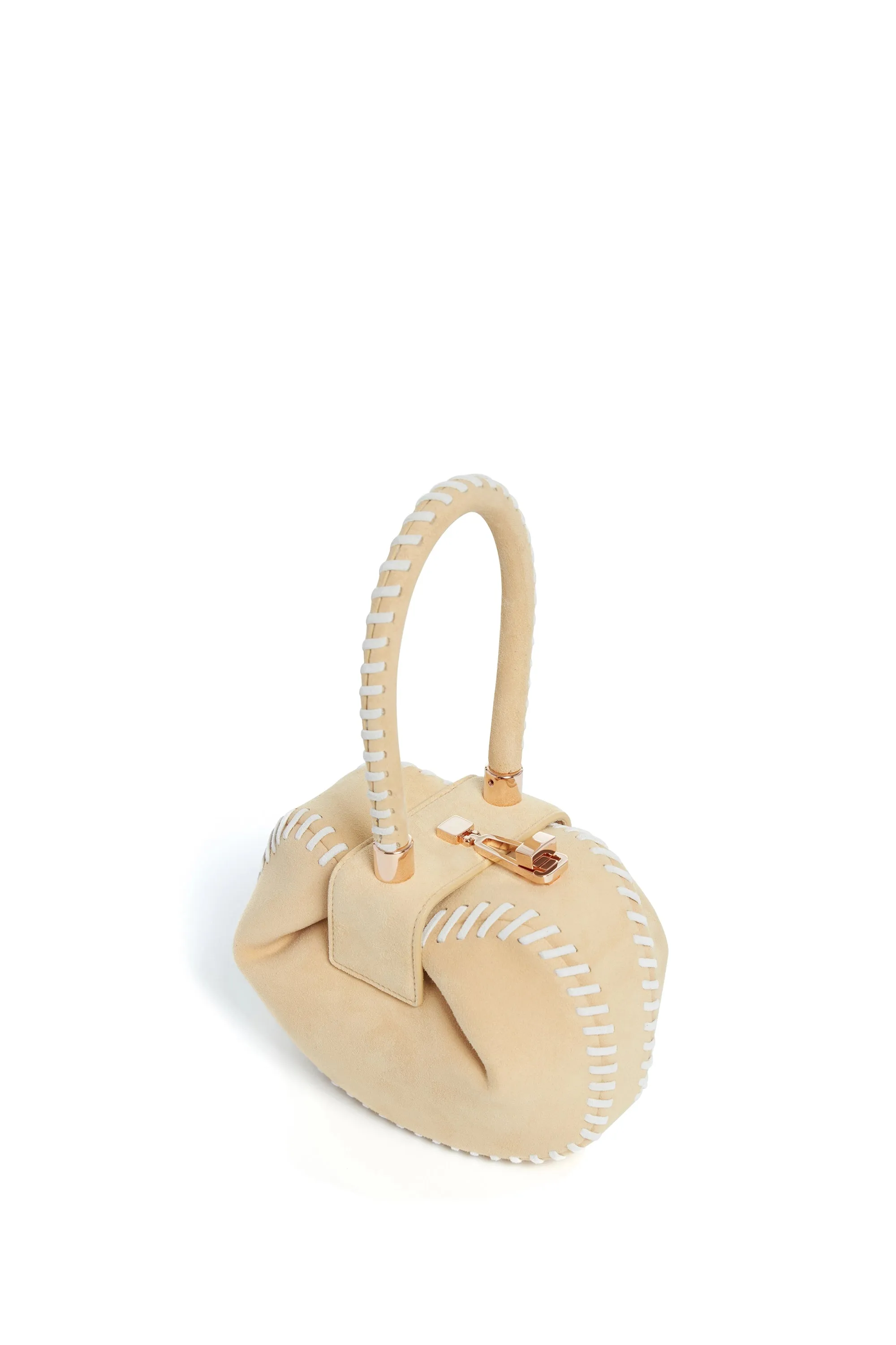 Whipstitch Demi Bag in Nude Suede sold by Gabriela Hearst product image thumbnail 3