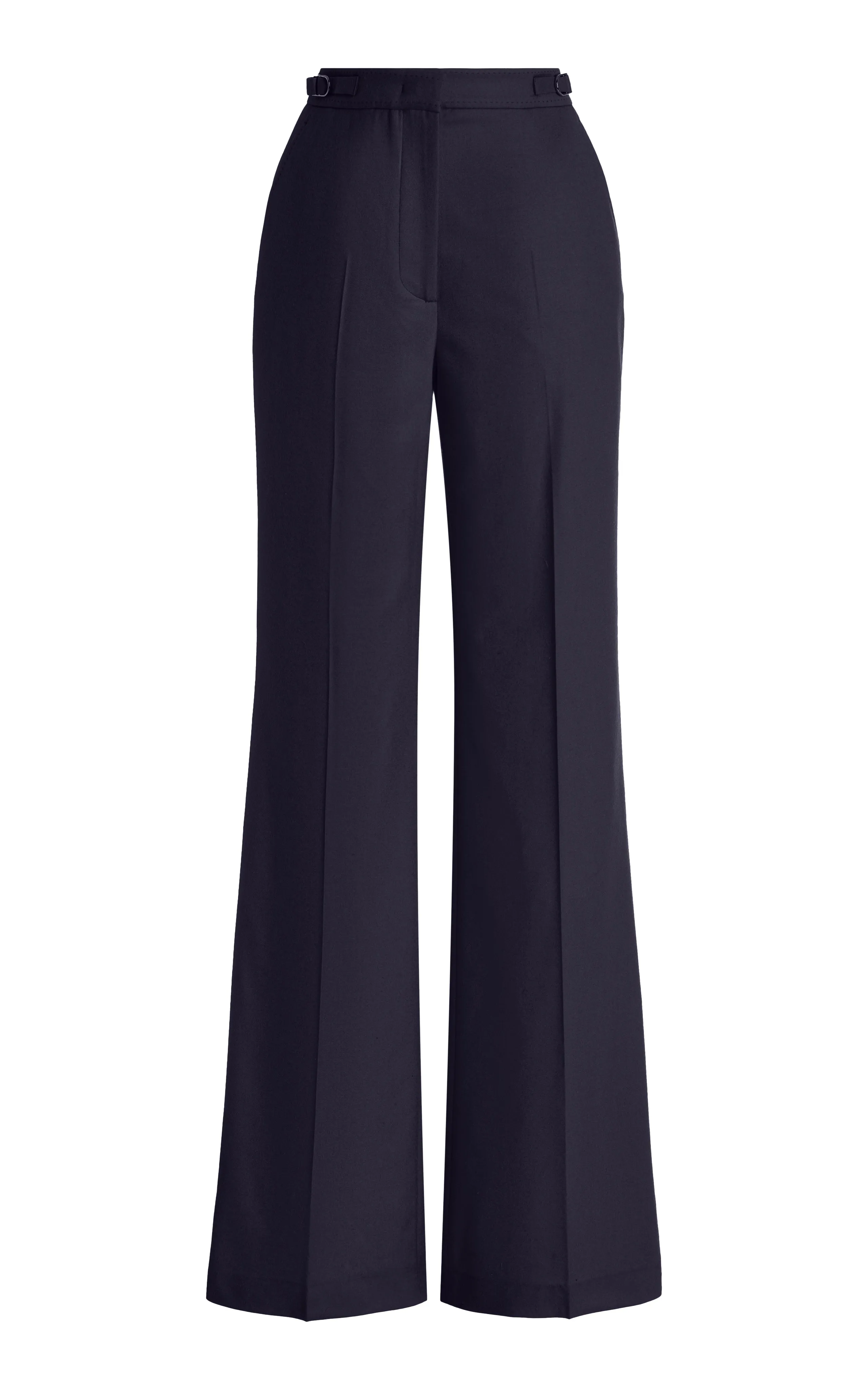 Vesta Flare Pant in Dark Navy Sportswear Wool sold by Gabriela Hearst