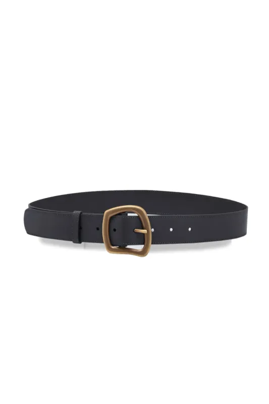 Simon Belt in Black Leather sold by Gabriela Hearst