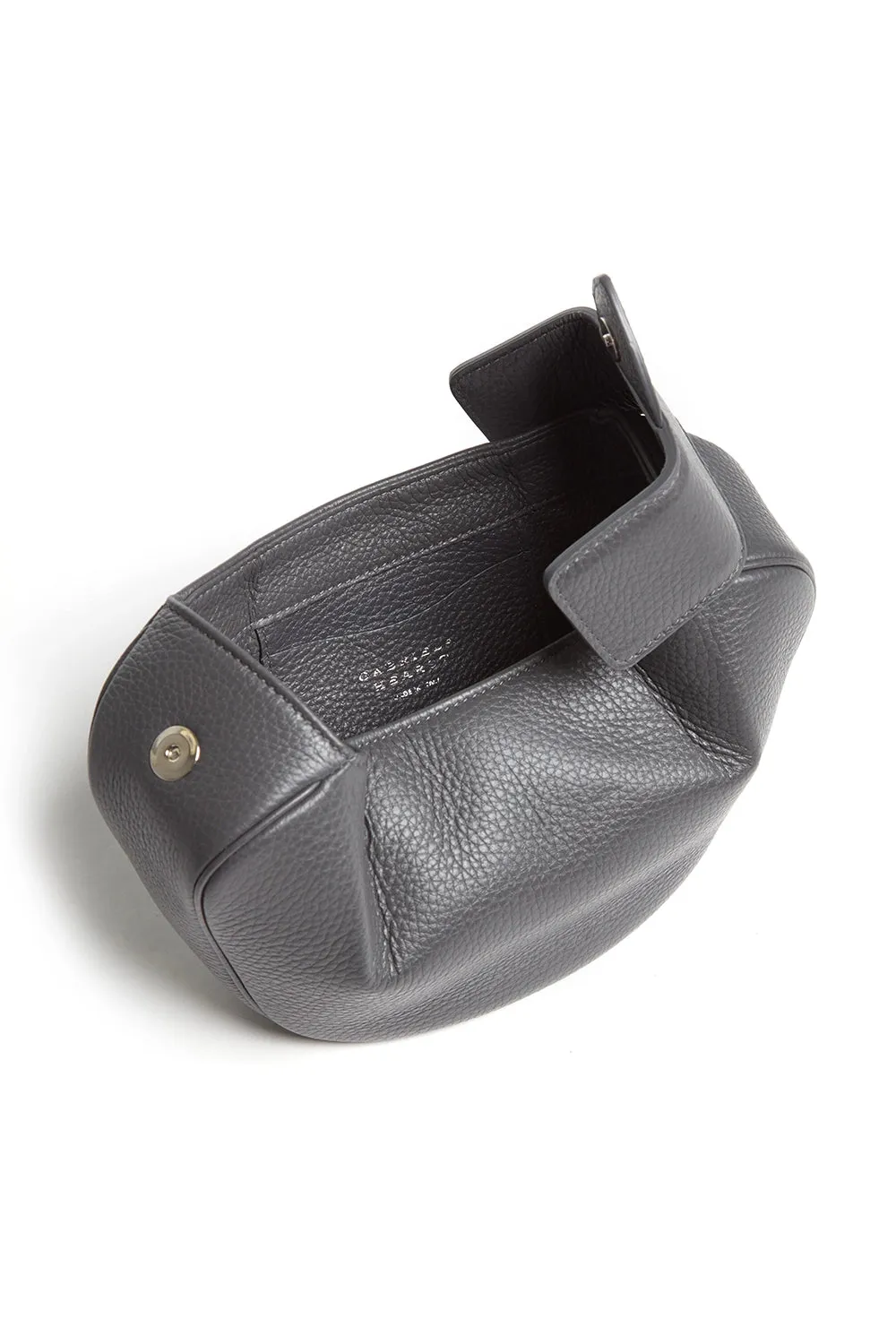 Soft Demi Clutch in Charcoal Textured Leather sold by Gabriela Hearst product image thumbnail 4