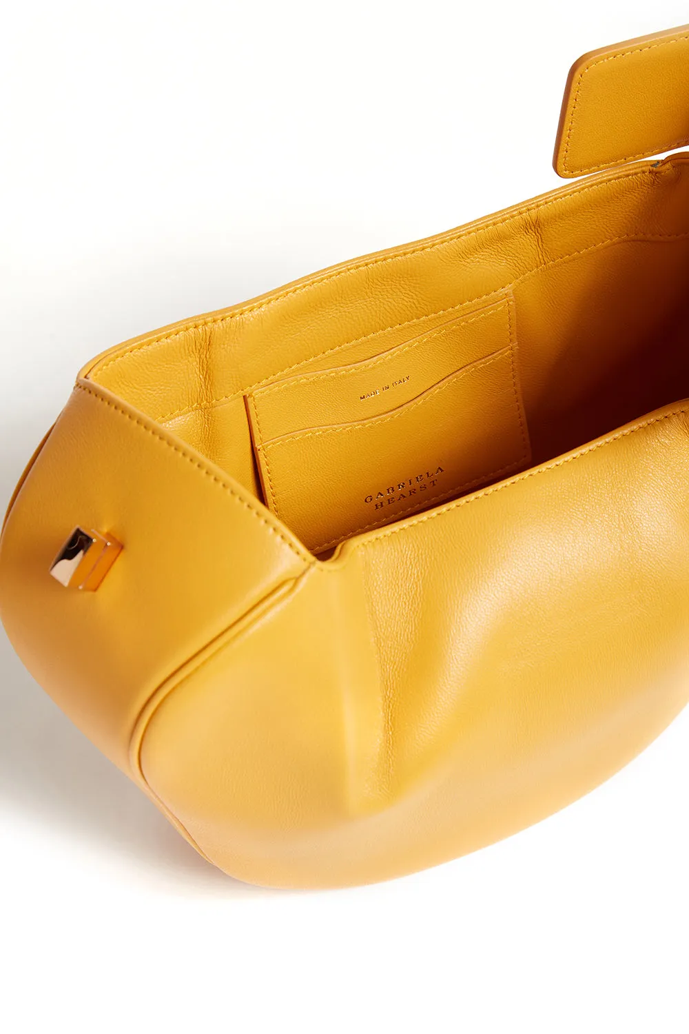 Nina Bag in Yellow Nappa Leather sold by Gabriela Hearst product image thumbnail 4