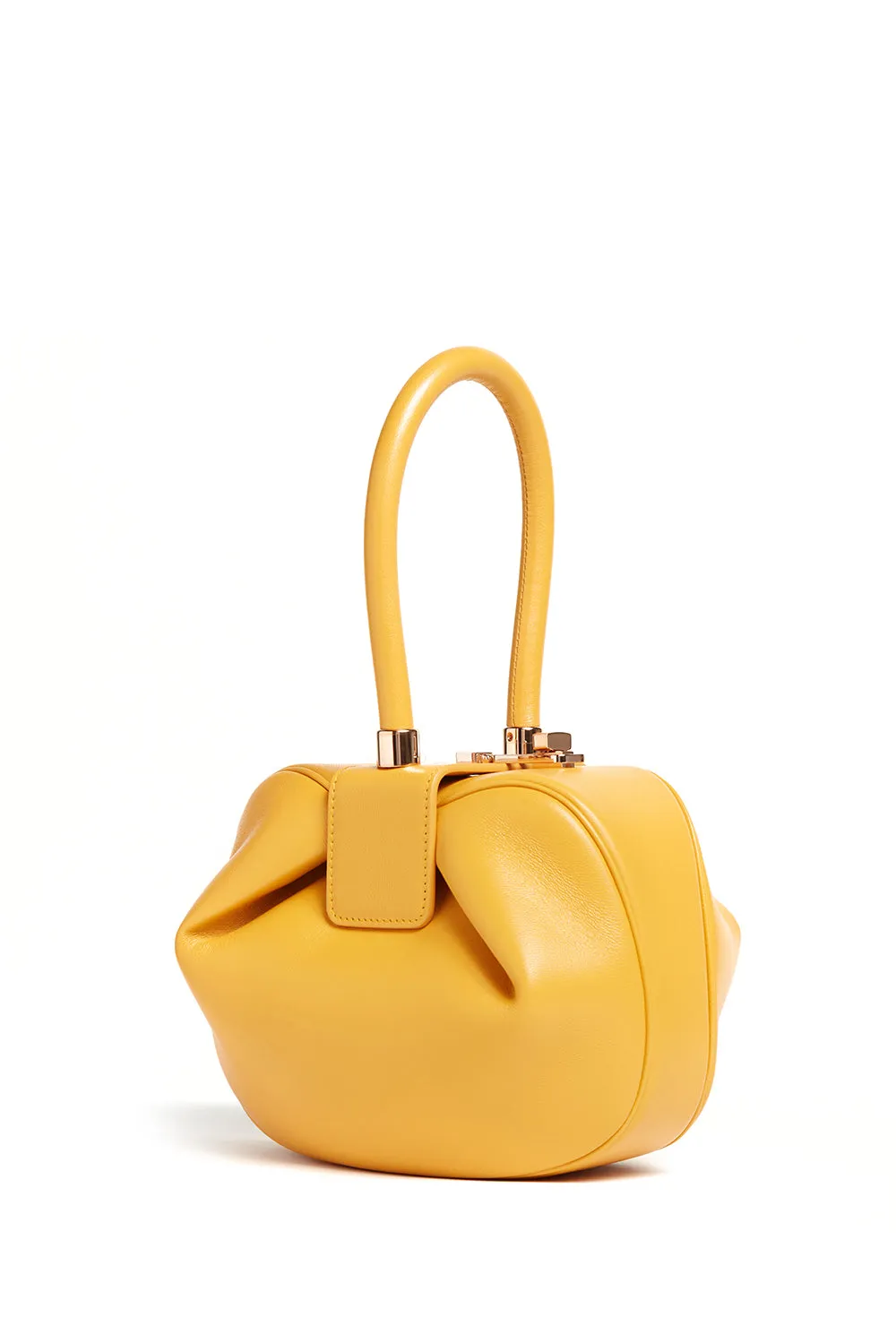 Nina Bag in Yellow Nappa Leather sold by Gabriela Hearst