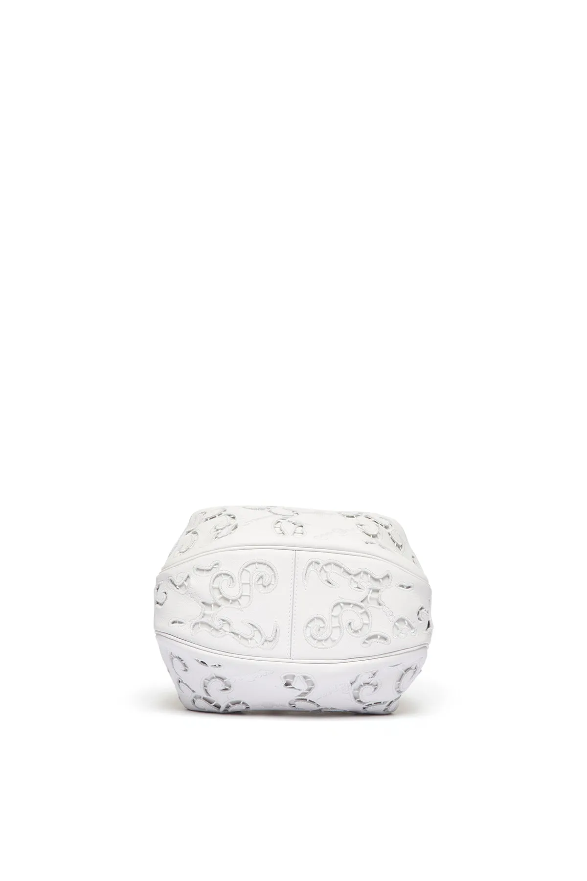 Nina Bag in Ivory Nappa Leather with Lace sold by Gabriela Hearst product image thumbnail 4