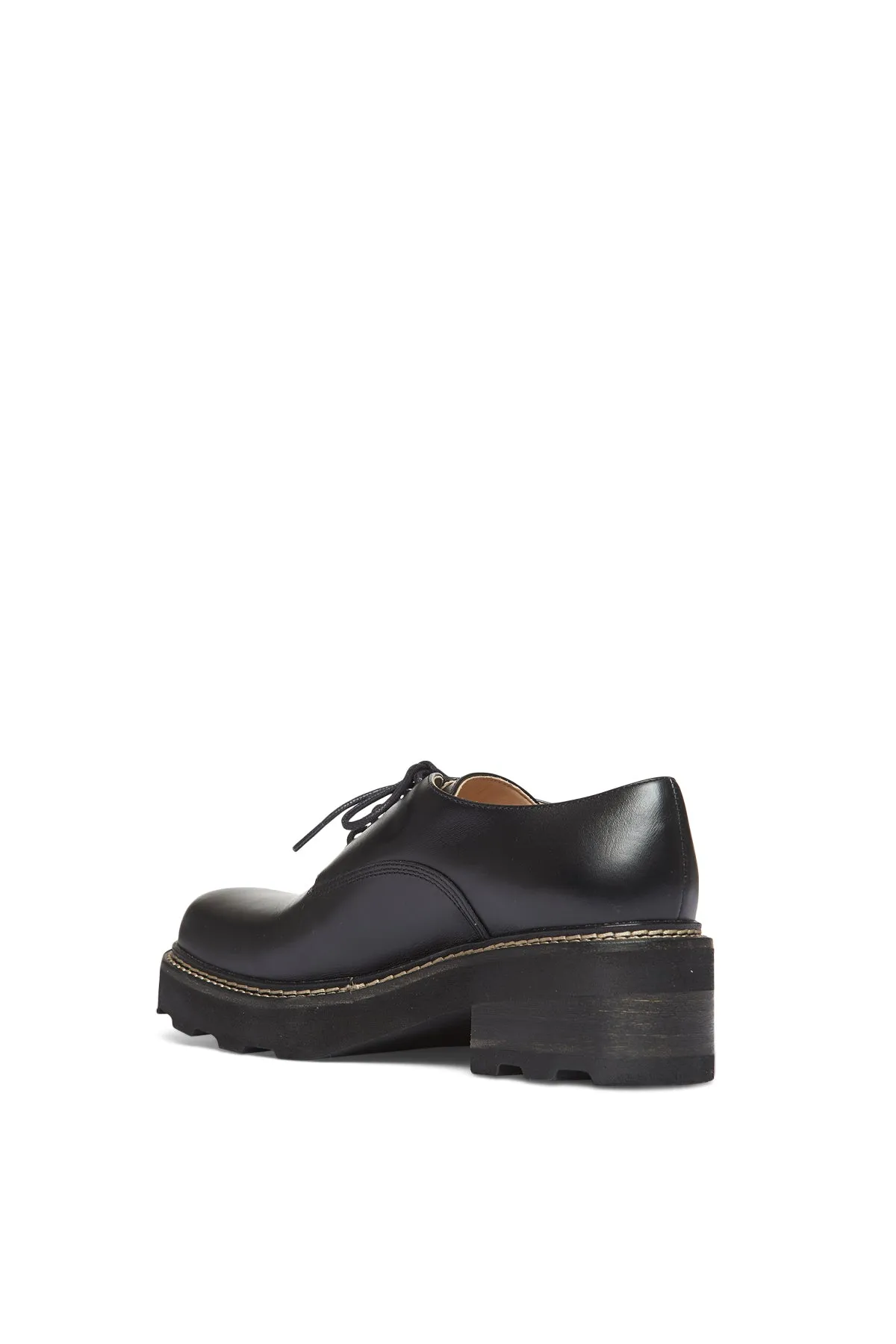 Tera Brogue in Black Leather sold by Gabriela Hearst product image thumbnail 3