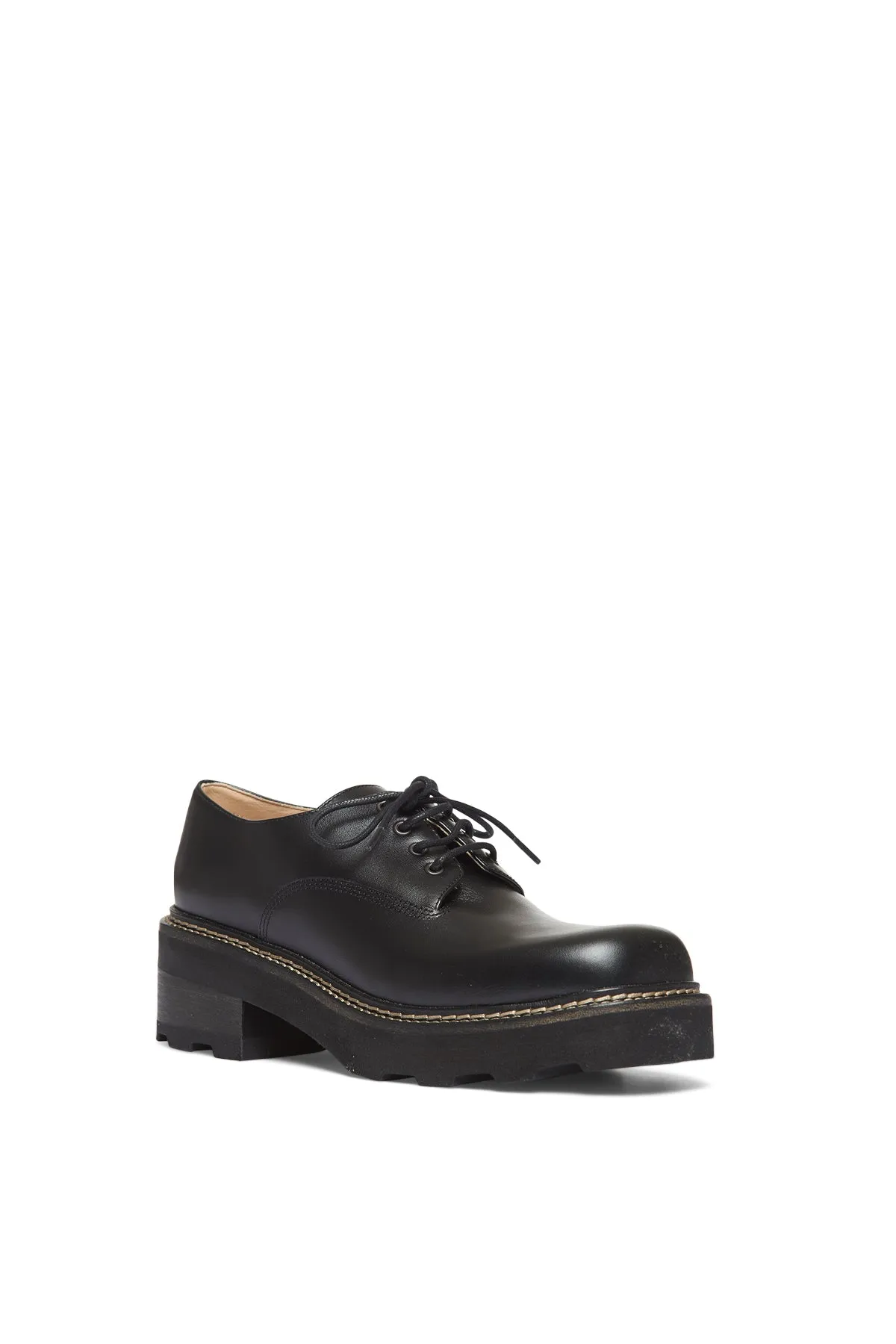 Tera Brogue in Black Leather sold by Gabriela Hearst product image thumbnail 2