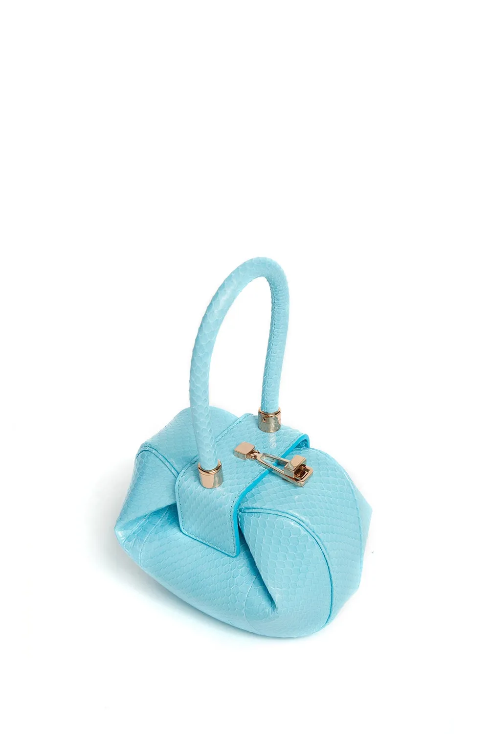 Demi Bag in Pale Blue Snakeskin sold by Gabriela Hearst product image thumbnail 3
