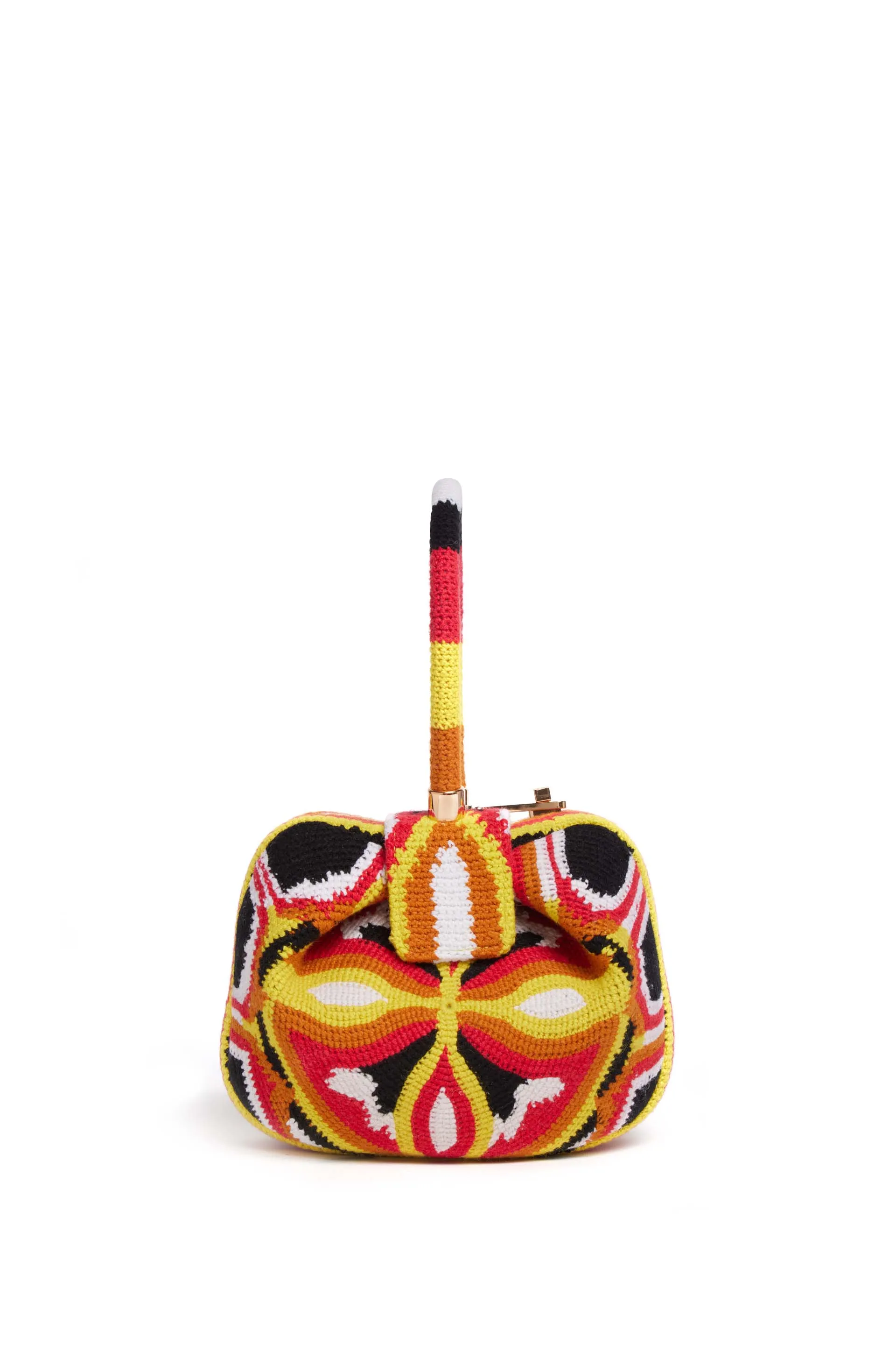 Demi Bag in Red, Yellow & Black Crochet sold by Gabriela Hearst product image thumbnail 2