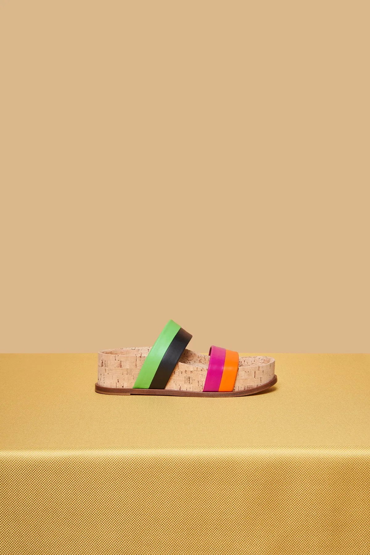 Striker Platform Sandal in Multi Leather sold by Gabriela Hearst product image thumbnail 4