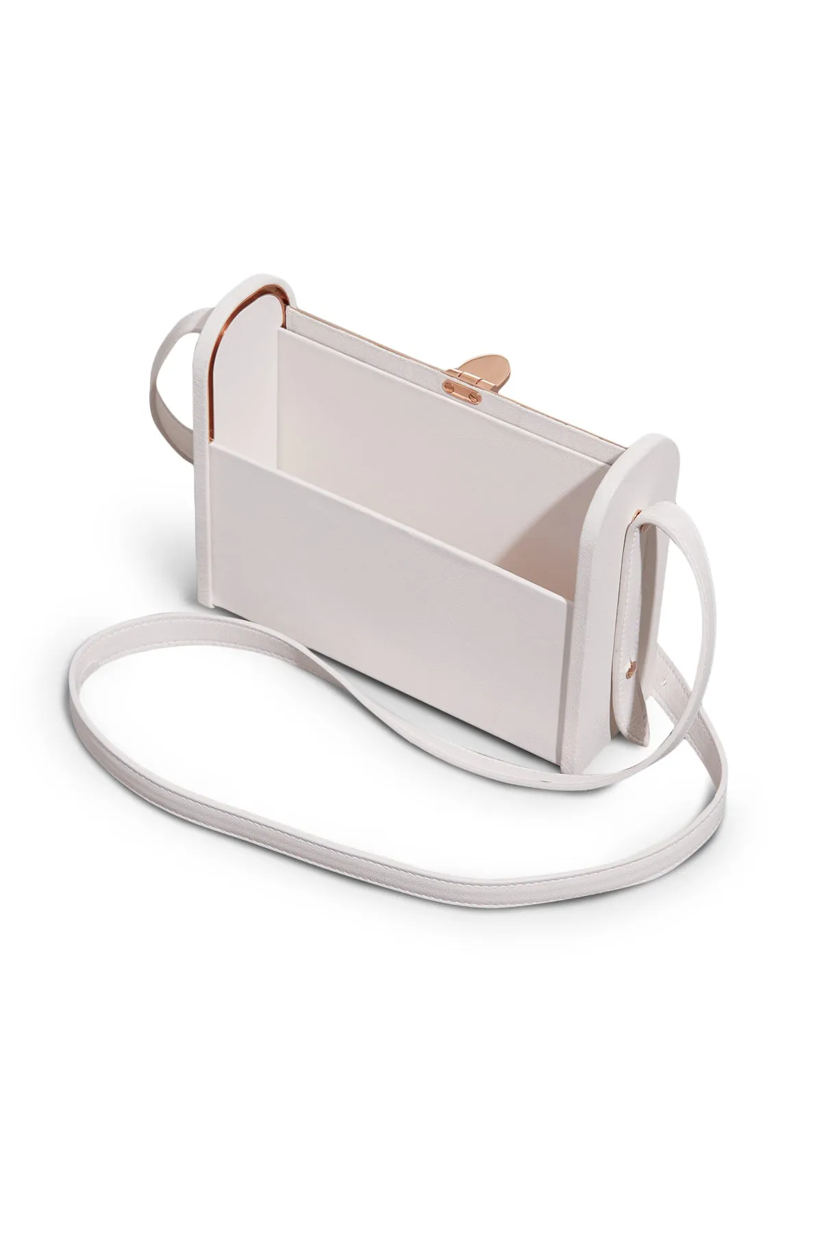 Large Mabel Crossbody Phone Case in Ivory Nappa Leather sold by Gabriela Hearst product image thumbnail 3