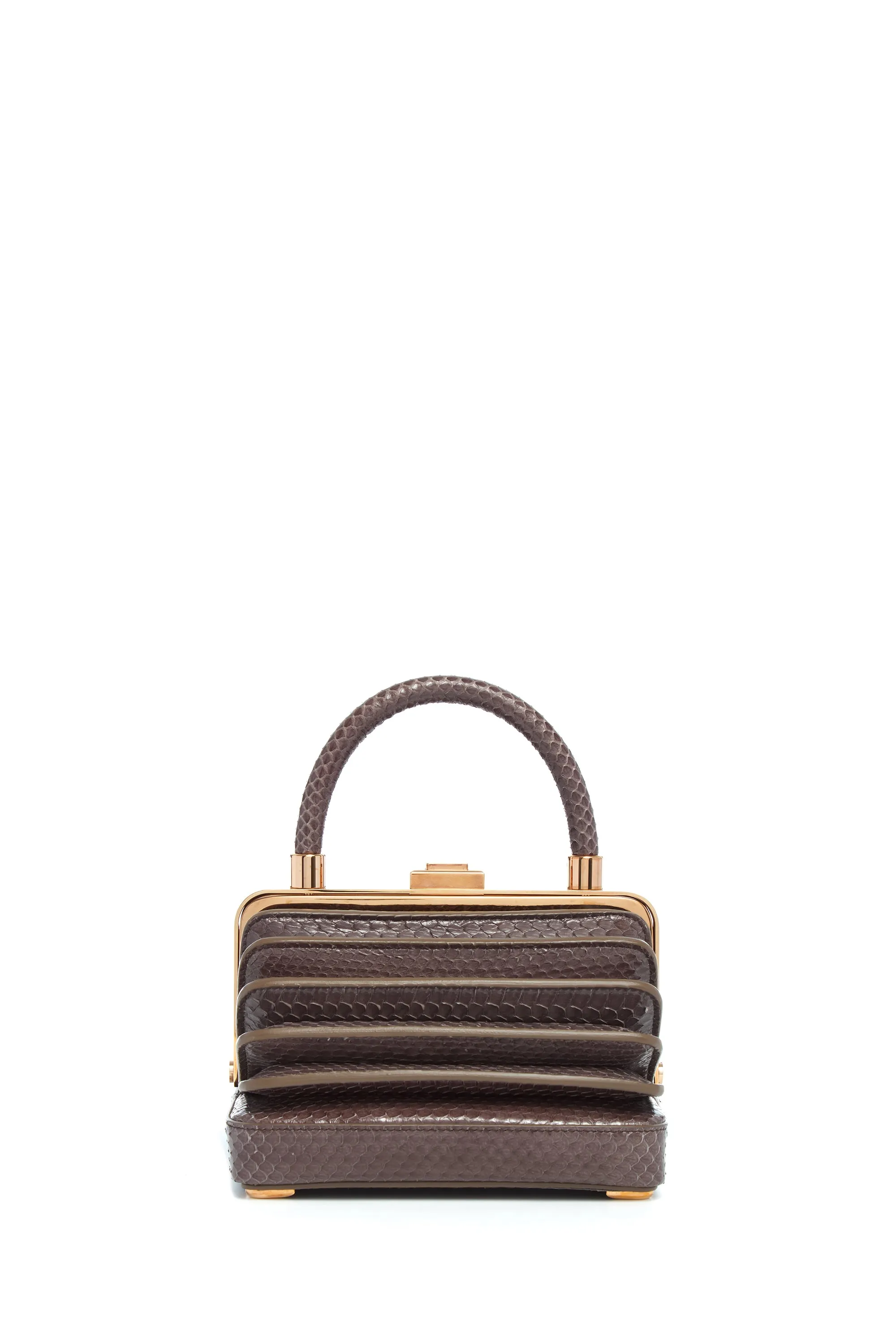 Small Diana Bag in Charcoal Snakeskin sold by Gabriela Hearst product image thumbnail 2