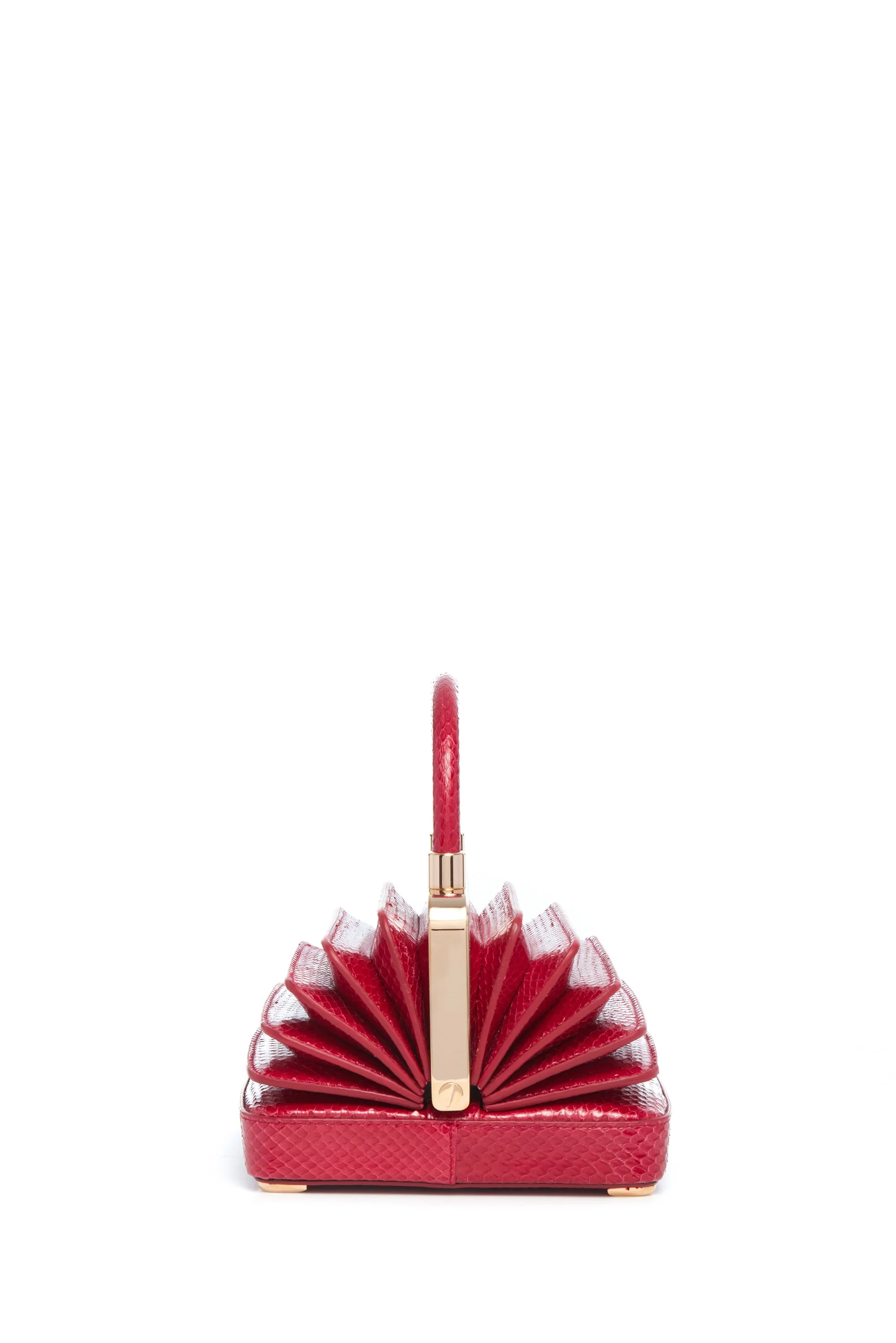 Small Diana Bag in Red Snakeskin sold by Gabriela Hearst product image thumbnail 3