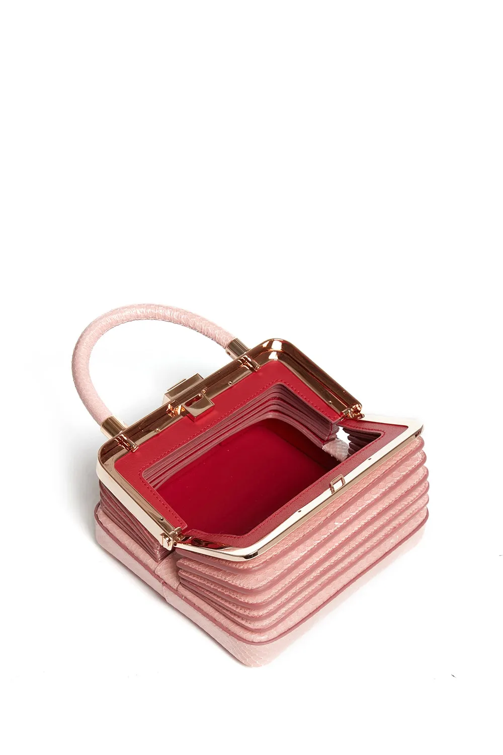 Small Diana Bag in Pink Snakeskin sold by Gabriela Hearst product image thumbnail 4