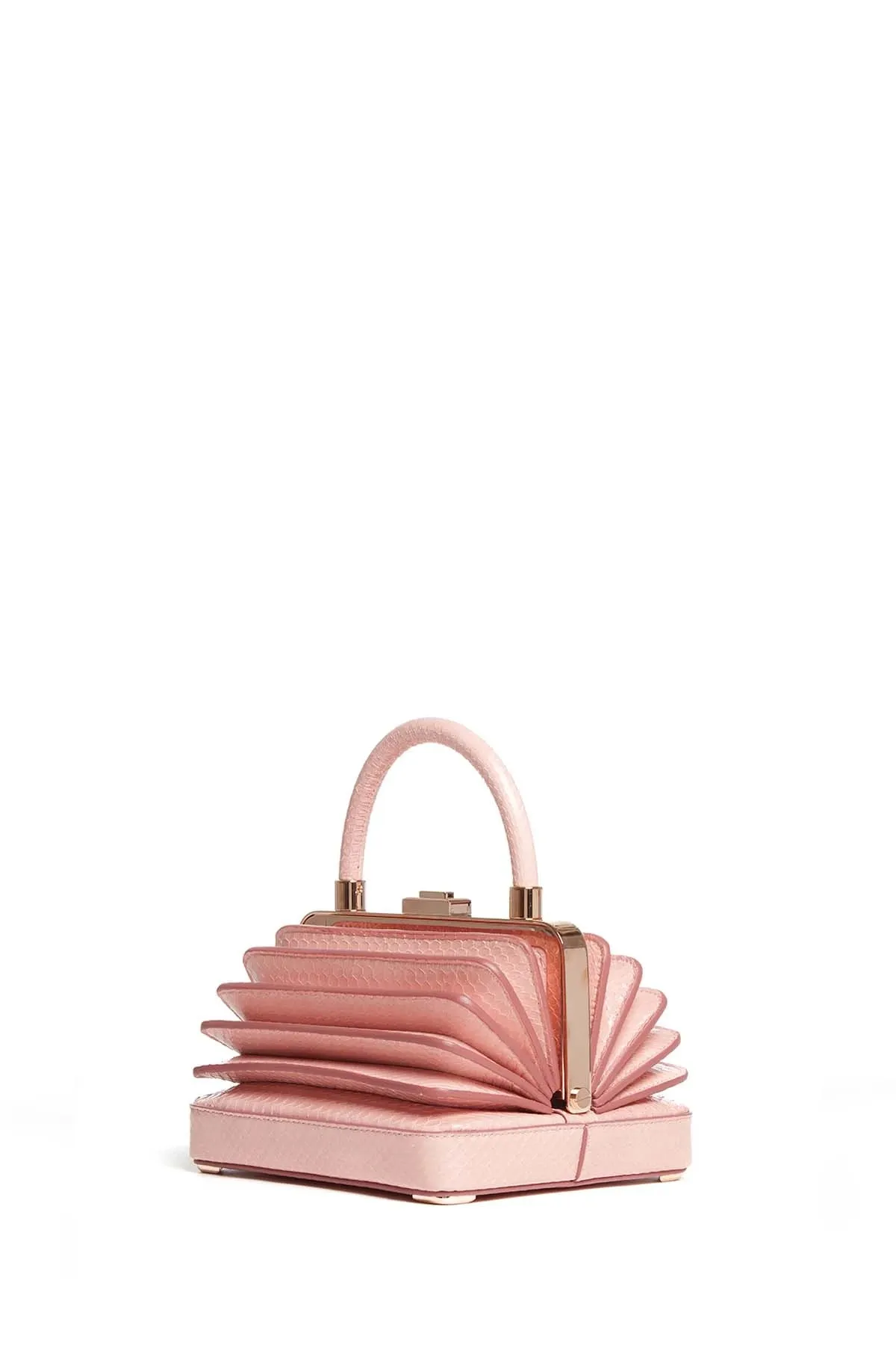 Small Diana Bag in Pink Snakeskin sold by Gabriela Hearst