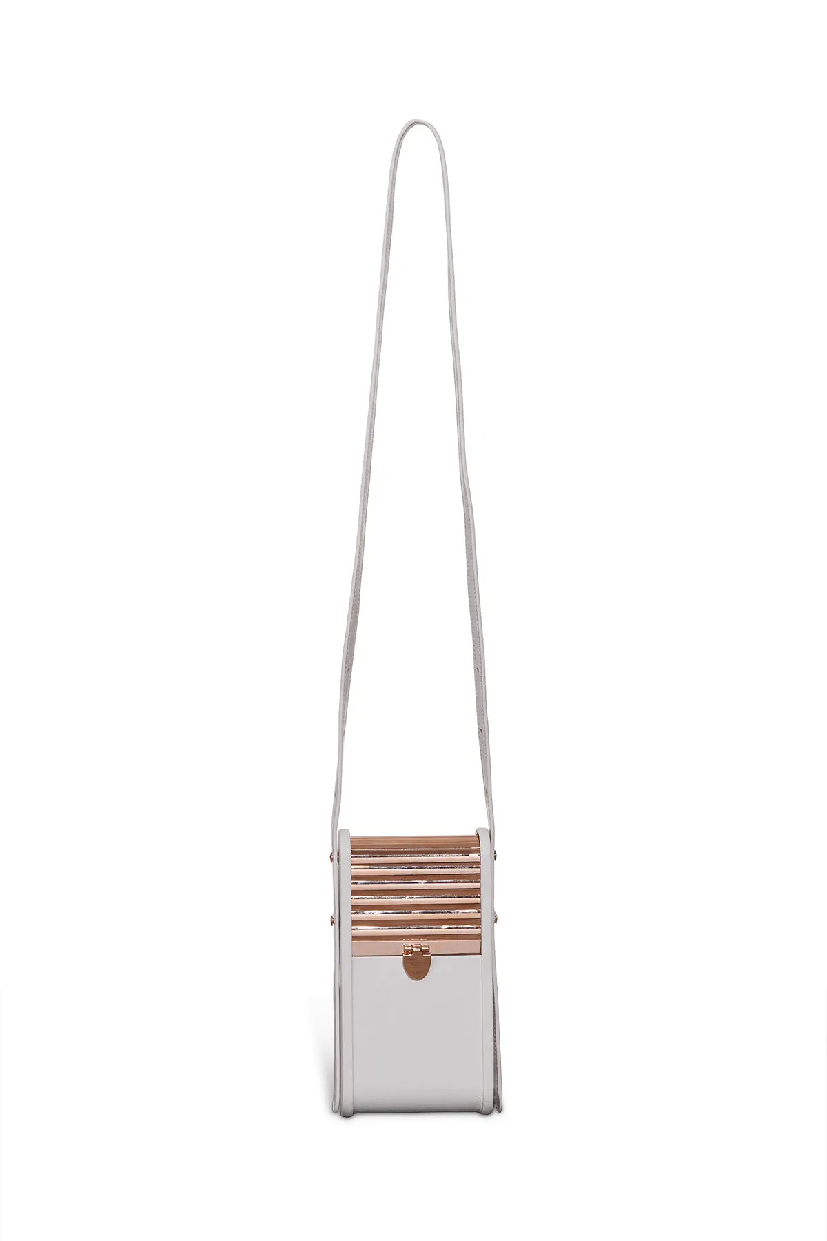 Mabel Crossbody Phone Case in Ivory Nappa Leather sold by Gabriela Hearst product image thumbnail 4