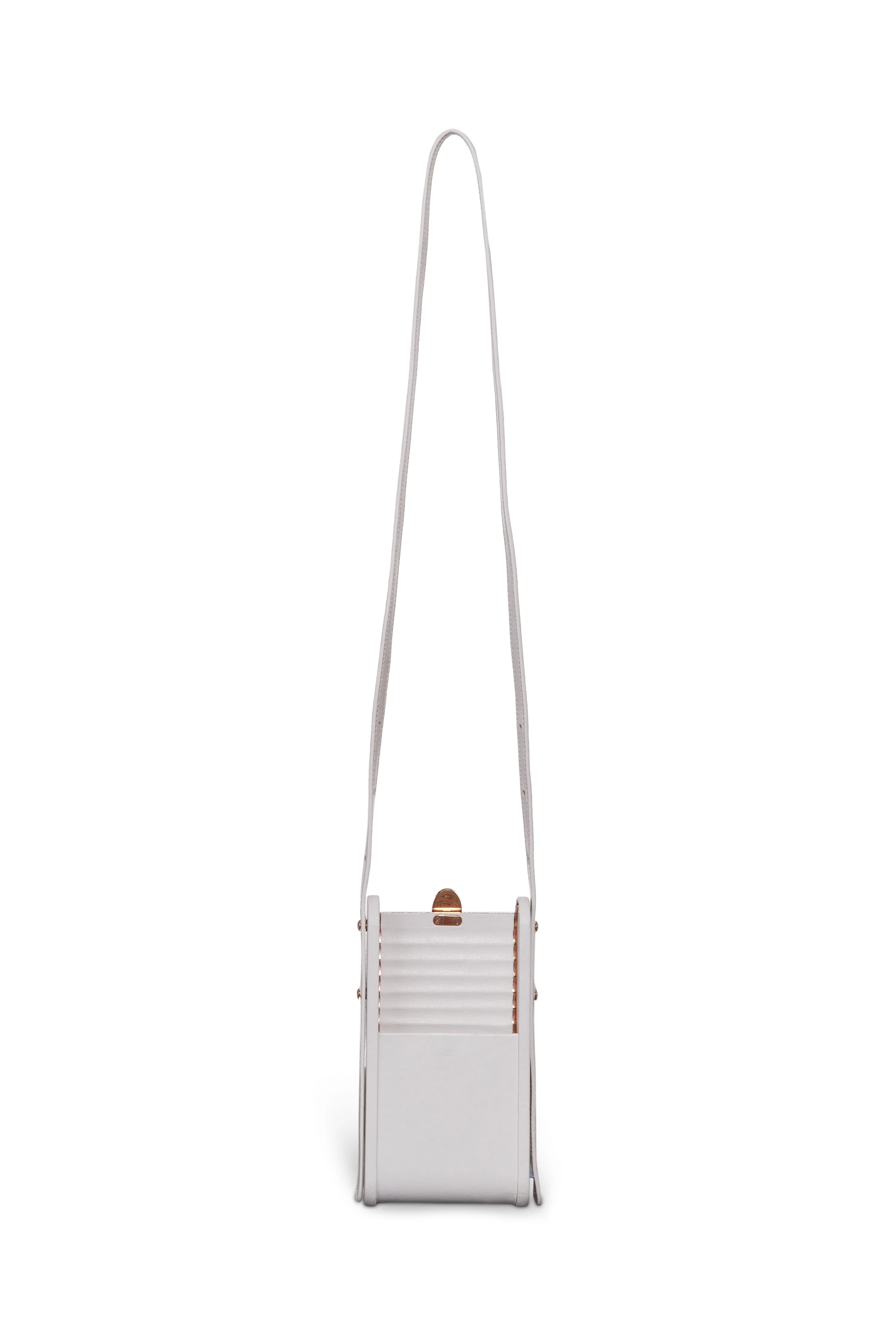 Mabel Crossbody Phone Case in Ivory Nappa Leather sold by Gabriela Hearst product image thumbnail 5